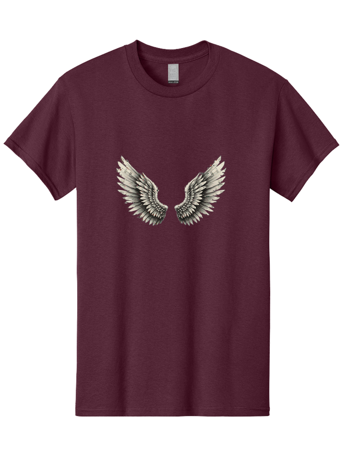 White-Wings-1 Men'S Graphic Tee, 100% Cotton, Comfortable Casual Summer Wear, Machine Washable, Vintage Camera, Old Camera, Antique Camera, Black Camera, Classic Photography, Photography Equipment, Nostalgic Device, Film Camera, Camera Art Bal613 3