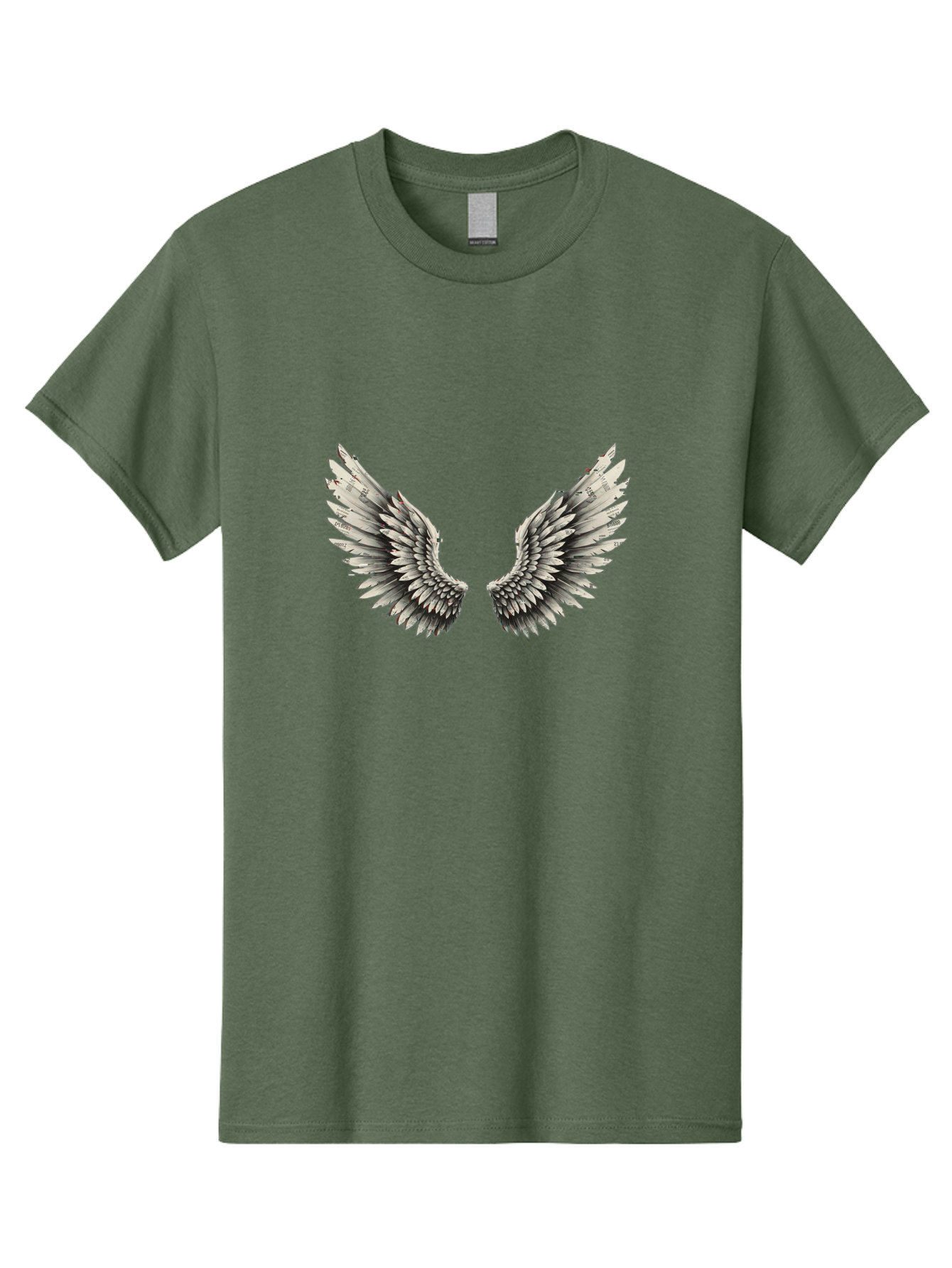 White-Wings-1 Men'S Graphic Tee, 100% Cotton, Comfortable Casual Summer Wear, Machine Washable, Vintage Camera, Old Camera, Antique Camera, Black Camera, Classic Photography, Photography Equipment, Nostalgic Device, Film Camera, Camera Art Bal613 6