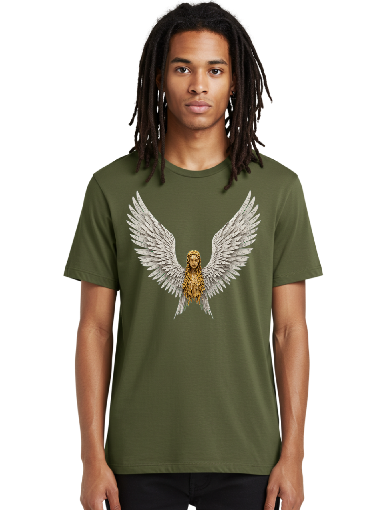 Winged-Woman Men'S Graphic Tee, 100% Cotton, Comfortable Casual Summer Wear, Machine Washable, Vintage Camera, Old Camera, Antique Camera, Black Camera, Classic Photography, Photography Equipment, Nostalgic Device, Film Camera, Camera Art Bal616 20