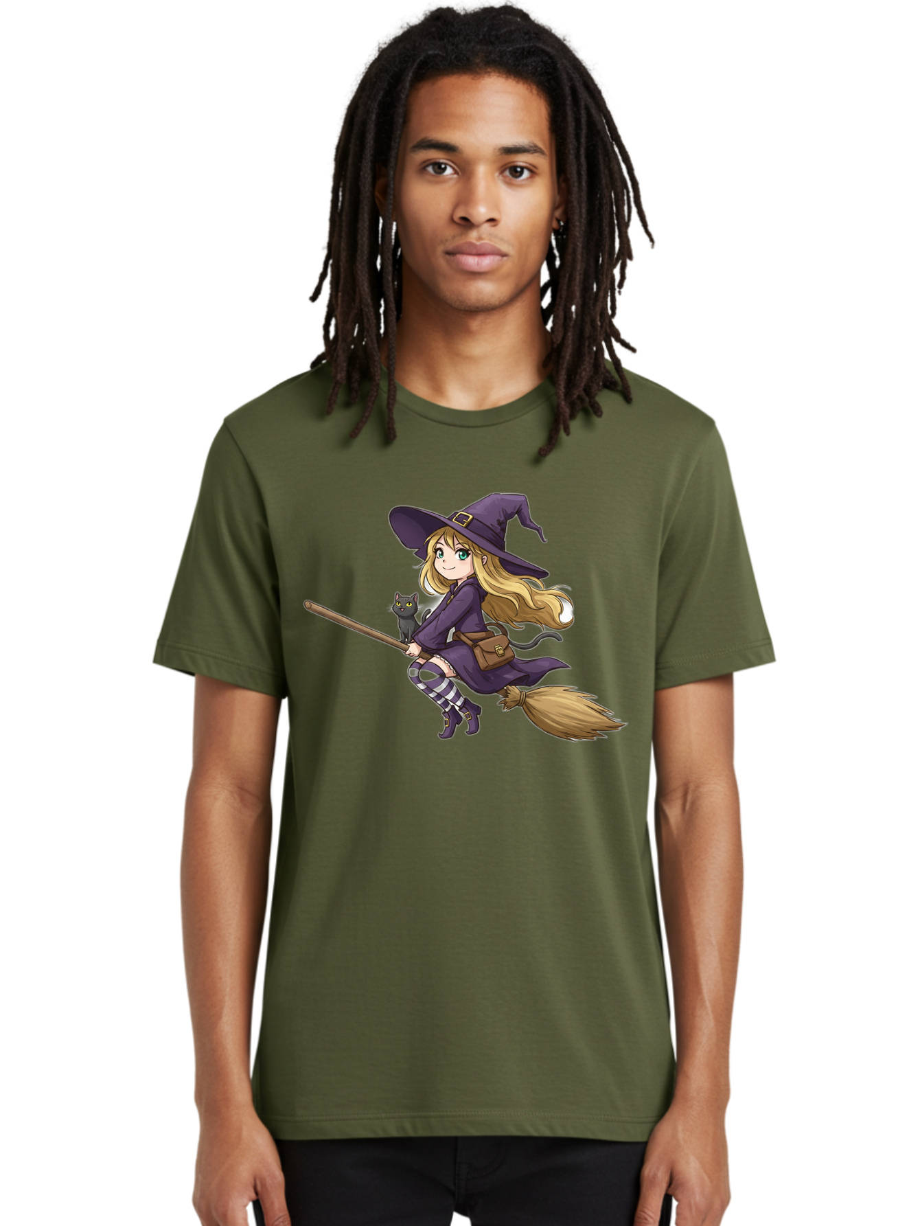 Witch-And-Cat-On-Broomstick Men'S Graphic Tee, 100% Cotton, Comfortable Casual Summer Wear, Machine Washable, Vintage Camera, Old Camera, Antique Camera, Black Camera, Classic Photography, Photography Equipment, Nostalgic Device, Film Camera, Bal617 21