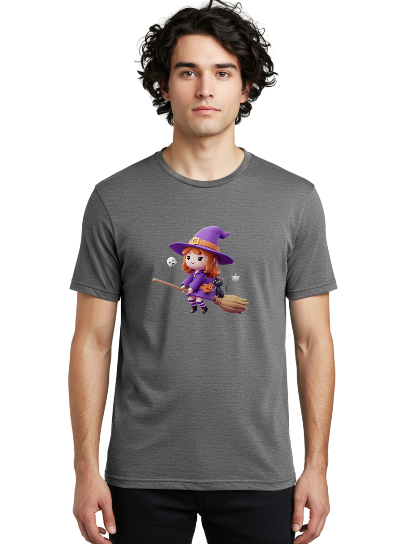 Witch-Flying-On-Broomstick-1 Men'S Graphic Tee, 100% Cotton, Comfortable Casual Summer Wear, Machine Washable, Vintage Camera, Old Camera, Antique Camera, Black Camera, Classic Photography, Photography Equipment, Nostalgic Device, Film Camera, Bal619 22