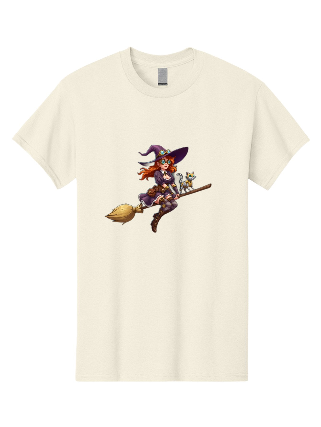 Witch-Flying-With-Cat-1 Men'S Graphic Tee, 100% Cotton, Comfortable Casual Summer Wear, Machine Washable, Vintage Camera, Old Camera, Antique Camera, Black Camera, Classic Photography, Photography Equipment, Nostalgic Device, Film Camera, Bal621 8