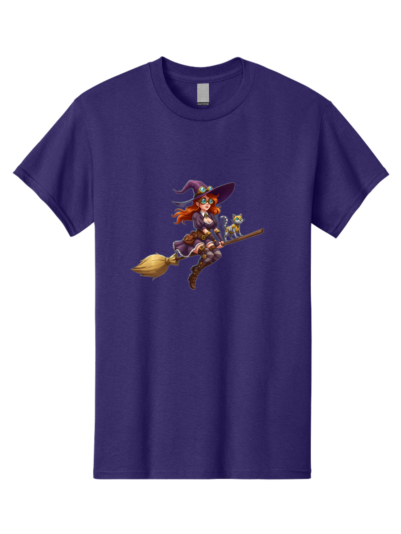Witch-Flying-With-Cat-1 Men'S Graphic Tee, 100% Cotton, Comfortable Casual Summer Wear, Machine Washable, Vintage Camera, Old Camera, Antique Camera, Black Camera, Classic Photography, Photography Equipment, Nostalgic Device, Film Camera, Bal621 14