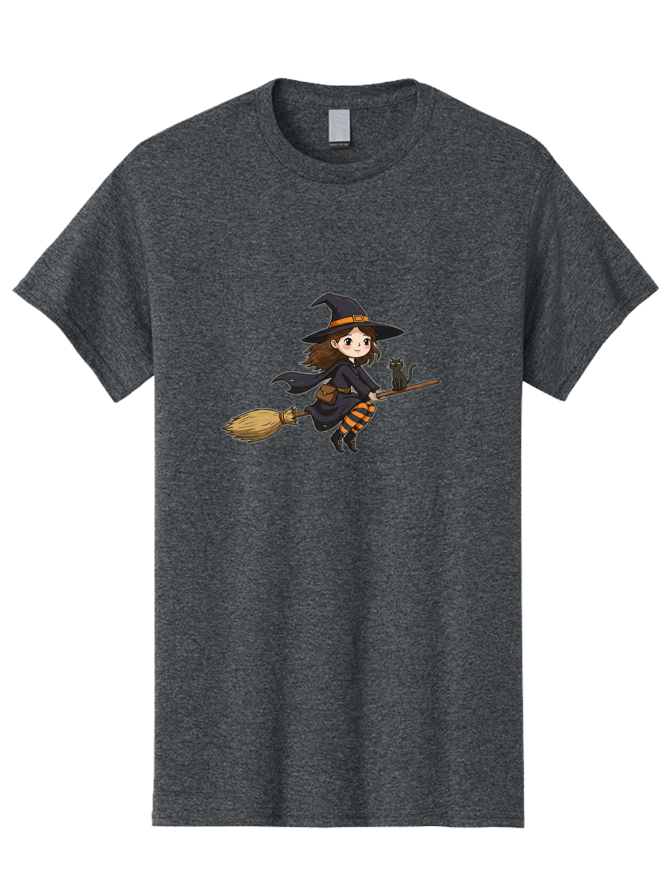 Witch-Flying-With-Cat-2 Men'S Graphic Tee, 100% Cotton, Comfortable Casual Summer Wear, Machine Washable, Vintage Camera, Old Camera, Antique Camera, Black Camera, Classic Photography, Photography Equipment, Nostalgic Device, Film Camera, Bal622 12