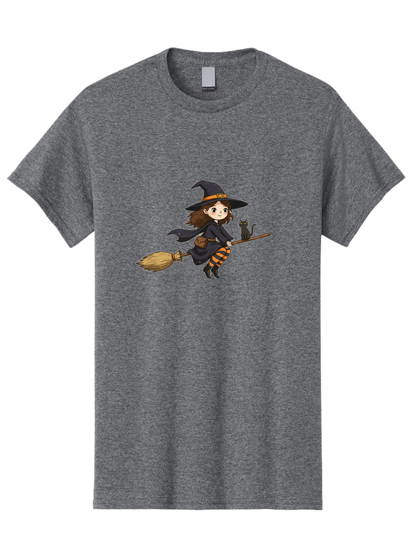 Witch-Flying-With-Cat-2 Men'S Graphic Tee, 100% Cotton, Comfortable Casual Summer Wear, Machine Washable, Vintage Camera, Old Camera, Antique Camera, Black Camera, Classic Photography, Photography Equipment, Nostalgic Device, Film Camera, Bal622