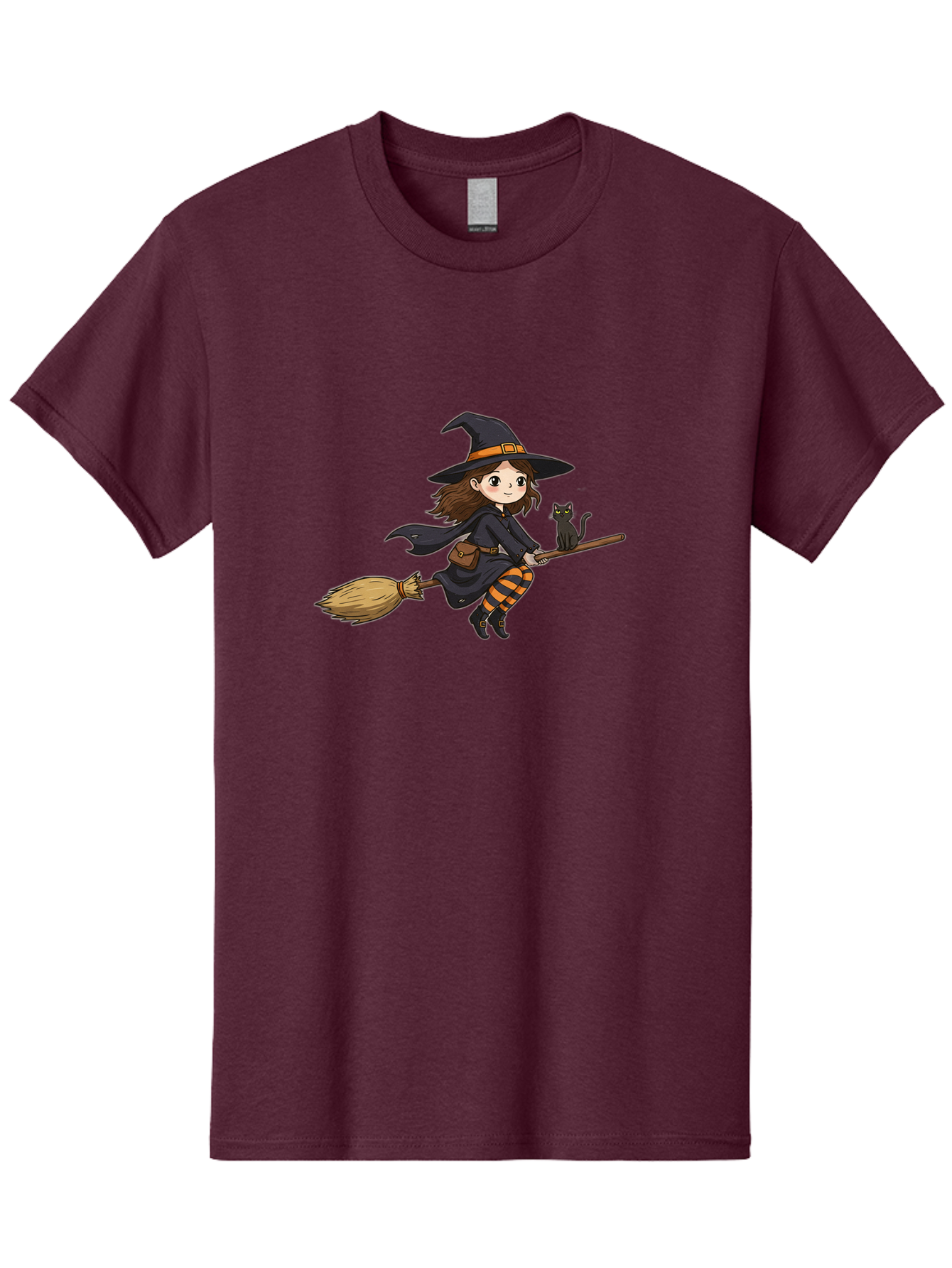 Witch-Flying-With-Cat-2 Men'S Graphic Tee, 100% Cotton, Comfortable Casual Summer Wear, Machine Washable, Vintage Camera, Old Camera, Antique Camera, Black Camera, Classic Photography, Photography Equipment, Nostalgic Device, Film Camera, Bal622 10