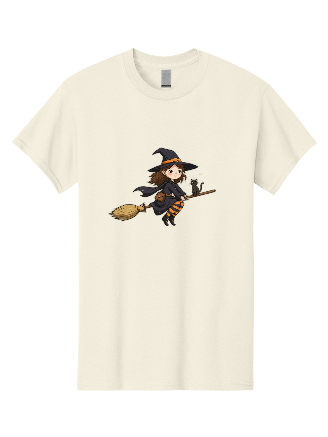 Witch-Flying-With-Cat-2 Men'S Graphic Tee, 100% Cotton, Comfortable Casual Summer Wear, Machine Washable, Vintage Camera, Old Camera, Antique Camera, Black Camera, Classic Photography, Photography Equipment, Nostalgic Device, Film Camera, Bal622 6