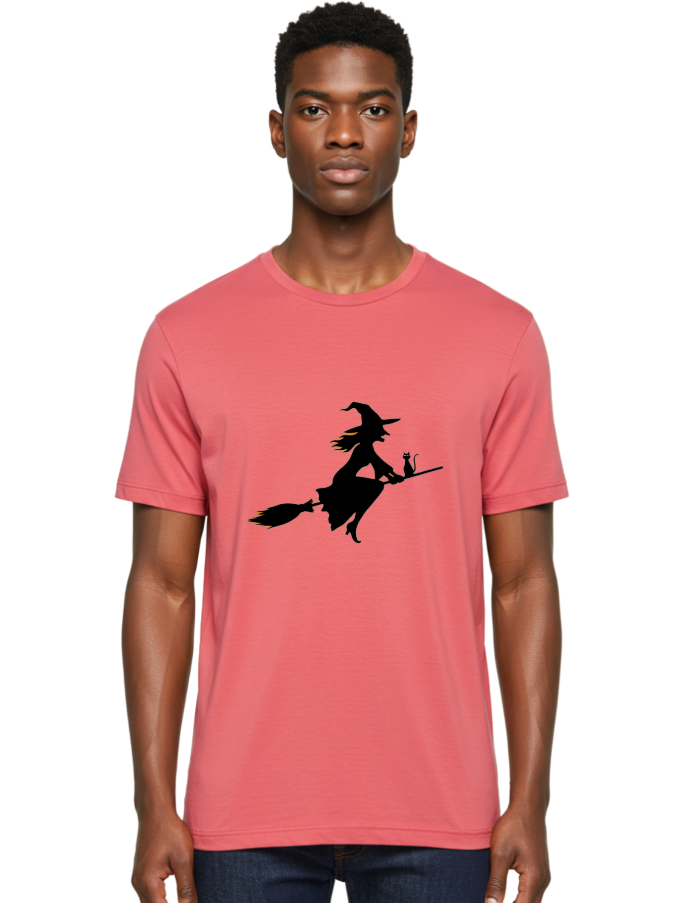 Witch-Flying-With-Cat Men'S Graphic Tee, 100% Cotton, Comfortable Casual Summer Wear, Machine Washable, Vintage Camera, Old Camera, Antique Camera, Black Camera, Classic Photography, Photography Equipment, Nostalgic Device, Film Camera, Bal623 21