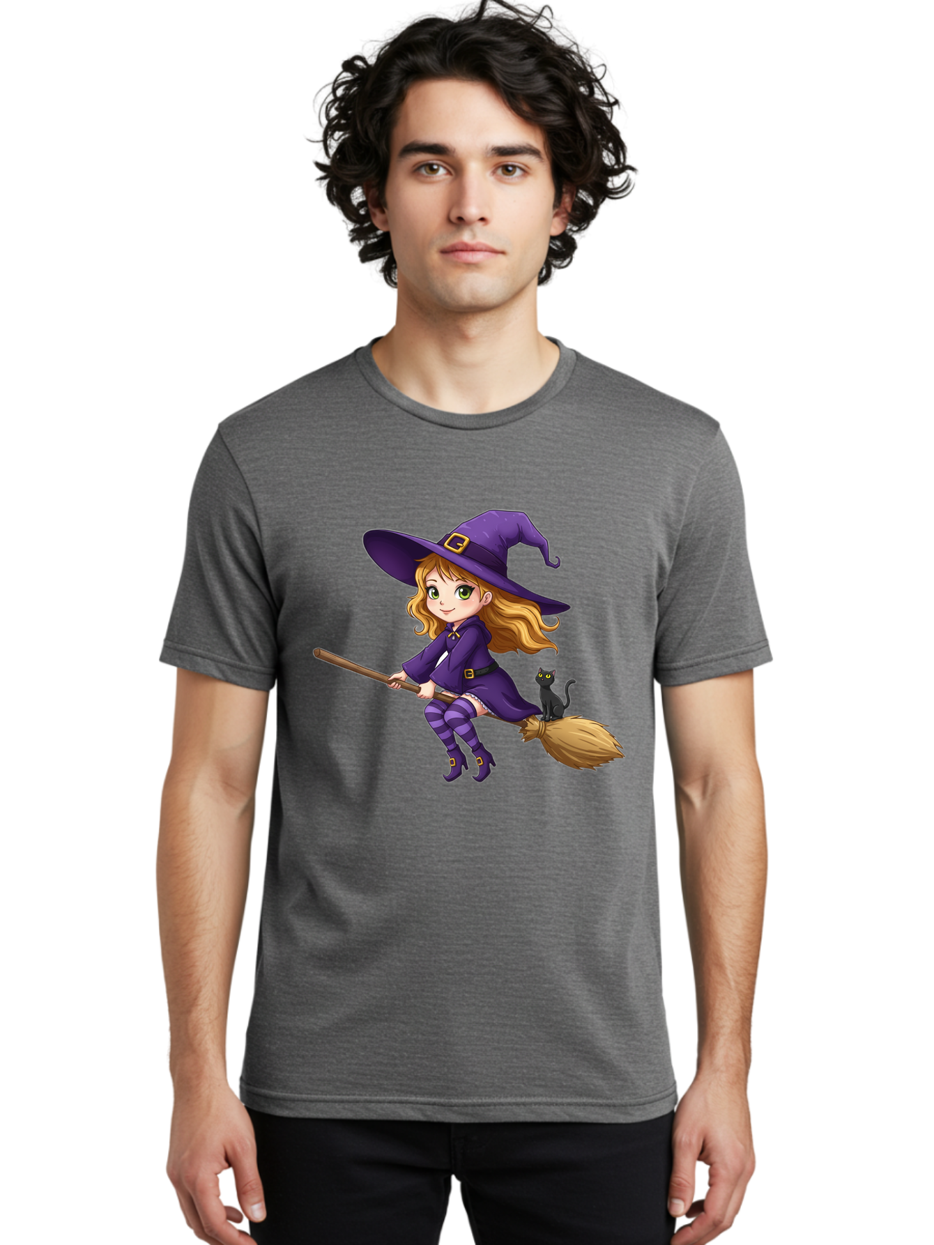 Witch-Flying Men'S Graphic Tee, 100% Cotton, Comfortable Casual Summer Wear, Machine Washable, Vintage Camera, Old Camera, Antique Camera, Black Camera, Classic Photography, Photography Equipment, Nostalgic Device, Film Camera, Camera Art Bal624 16