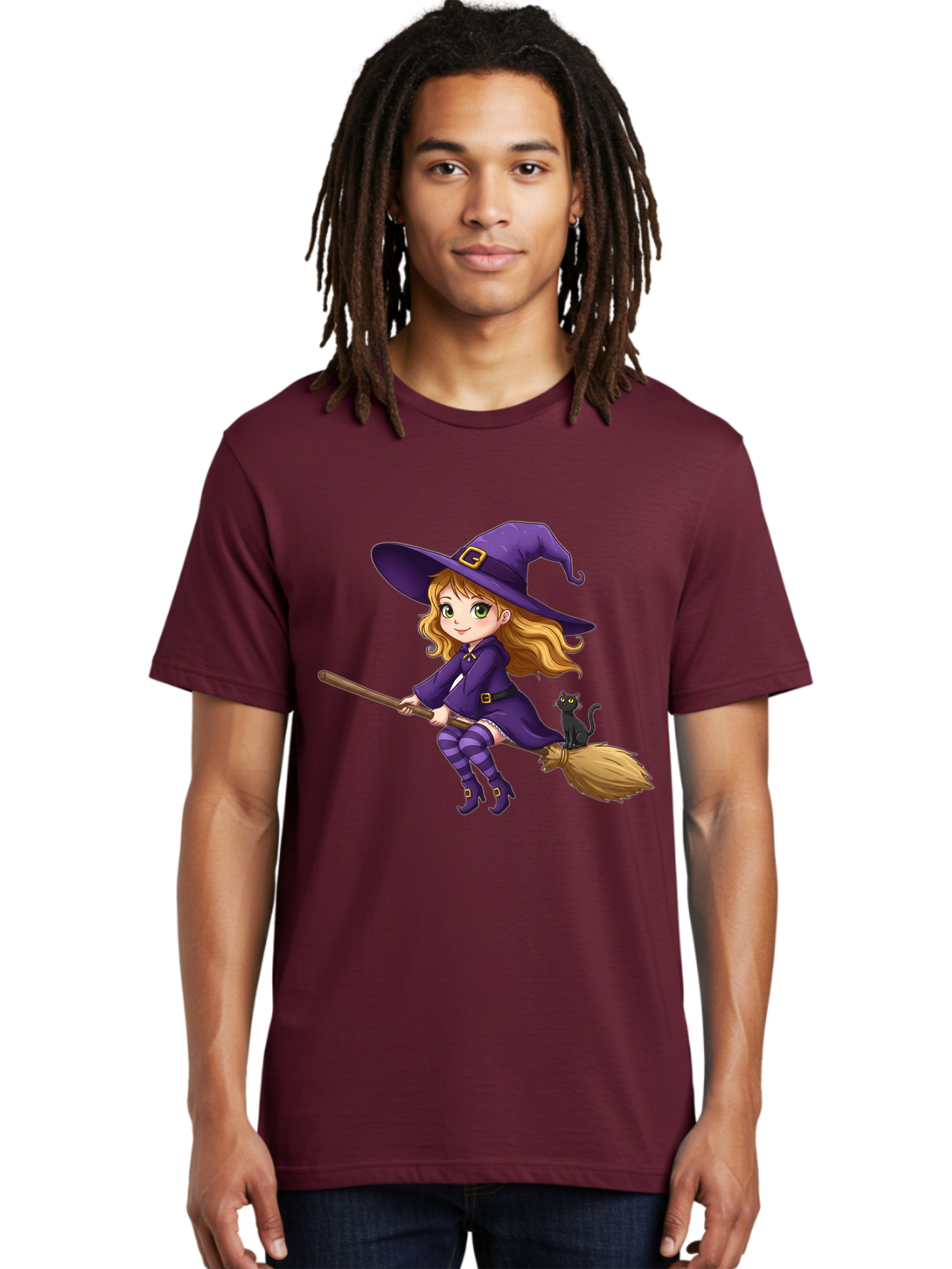 Witch-Flying Men'S Graphic Tee, 100% Cotton, Comfortable Casual Summer Wear, Machine Washable, Vintage Camera, Old Camera, Antique Camera, Black Camera, Classic Photography, Photography Equipment, Nostalgic Device, Film Camera, Camera Art Bal624 24
