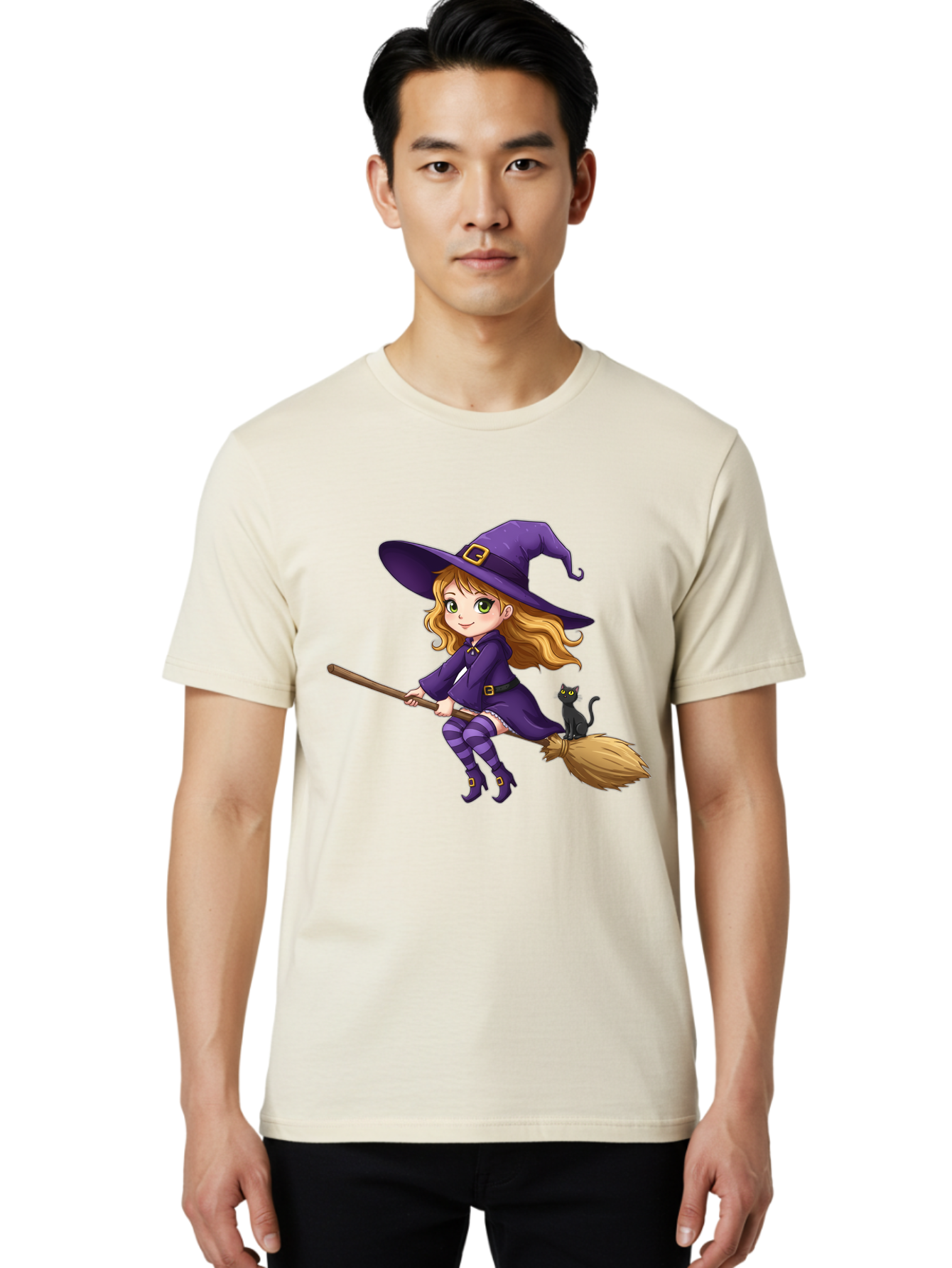 Witch-Flying Men'S Graphic Tee, 100% Cotton, Comfortable Casual Summer Wear, Machine Washable, Vintage Camera, Old Camera, Antique Camera, Black Camera, Classic Photography, Photography Equipment, Nostalgic Device, Film Camera, Camera Art Bal624 23