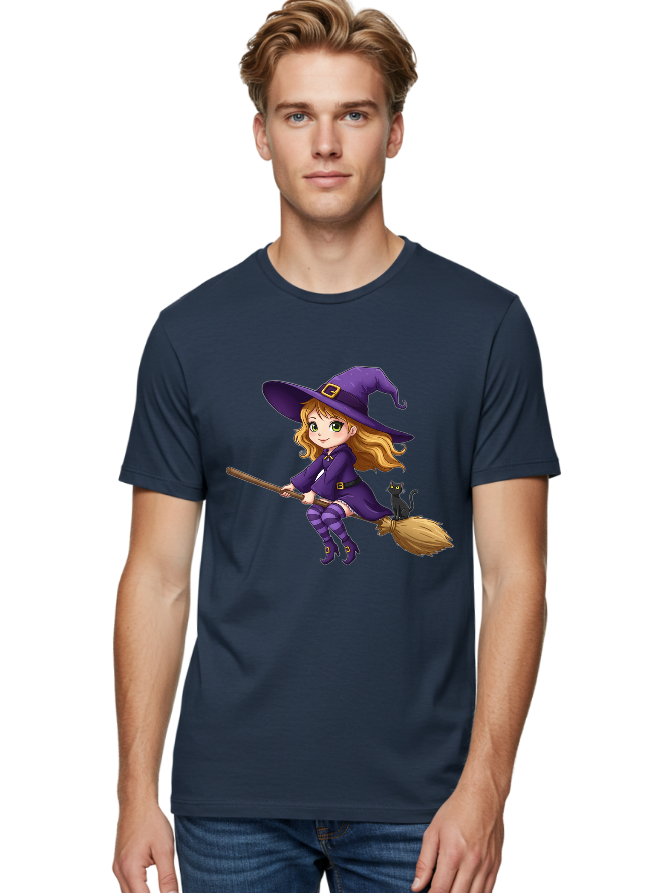 Witch-Flying Men'S Graphic Tee, 100% Cotton, Comfortable Casual Summer Wear, Machine Washable, Vintage Camera, Old Camera, Antique Camera, Black Camera, Classic Photography, Photography Equipment, Nostalgic Device, Film Camera, Camera Art Bal624 19
