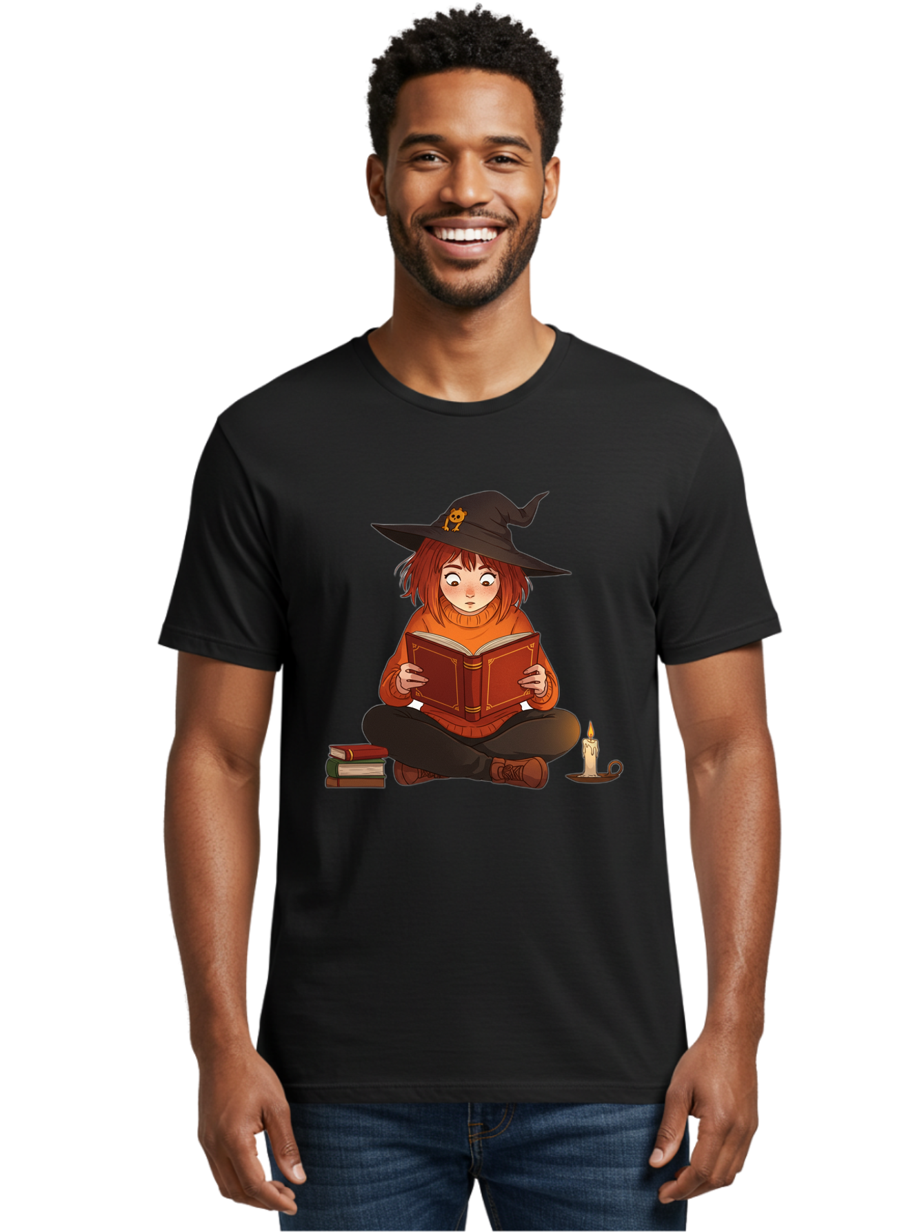 Witch-Reading-Book Men'S Graphic Tee, 100% Cotton, Comfortable Casual Summer Wear, Machine Washable, Vintage Camera, Old Camera, Antique Camera, Black Camera, Classic Photography, Photography Equipment, Nostalgic Device, Film Camera, Bal625 23