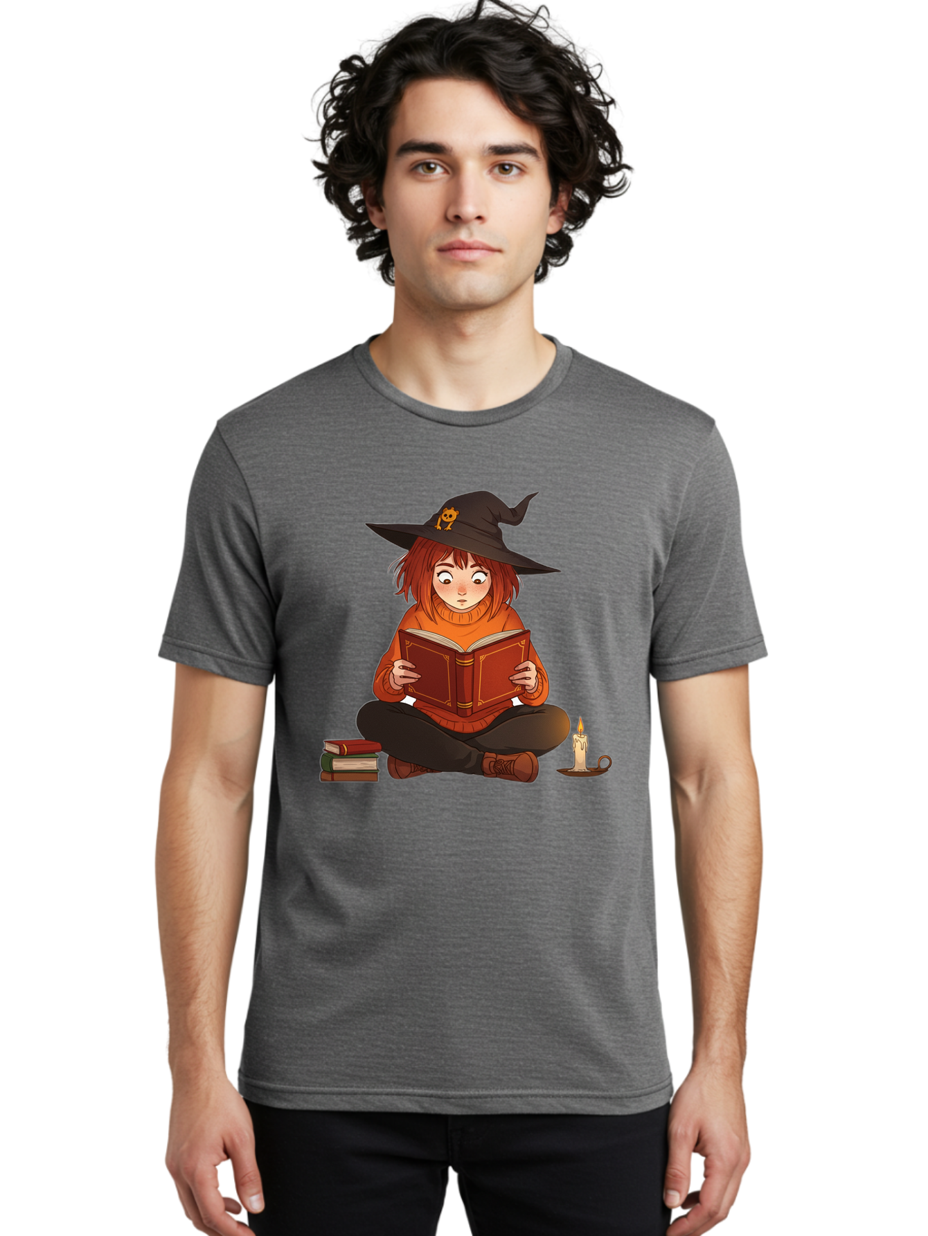 Witch-Reading-Book Men'S Graphic Tee, 100% Cotton, Comfortable Casual Summer Wear, Machine Washable, Vintage Camera, Old Camera, Antique Camera, Black Camera, Classic Photography, Photography Equipment, Nostalgic Device, Film Camera, Bal625 29