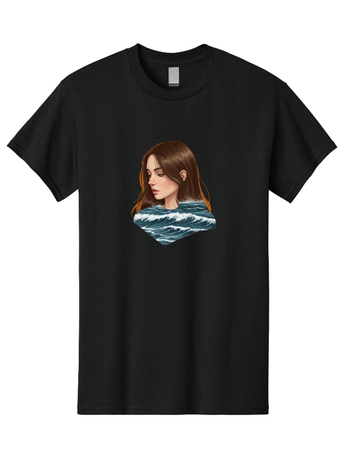 Woman-Emerging-From-Waves Men'S Graphic Tee, 100% Cotton, Comfortable Casual Summer Wear, Machine Washable, Vintage Camera, Old Camera, Antique Camera, Black Camera, Classic Photography, Photography Equipment, Nostalgic Device, Film Camera, Bal627 14