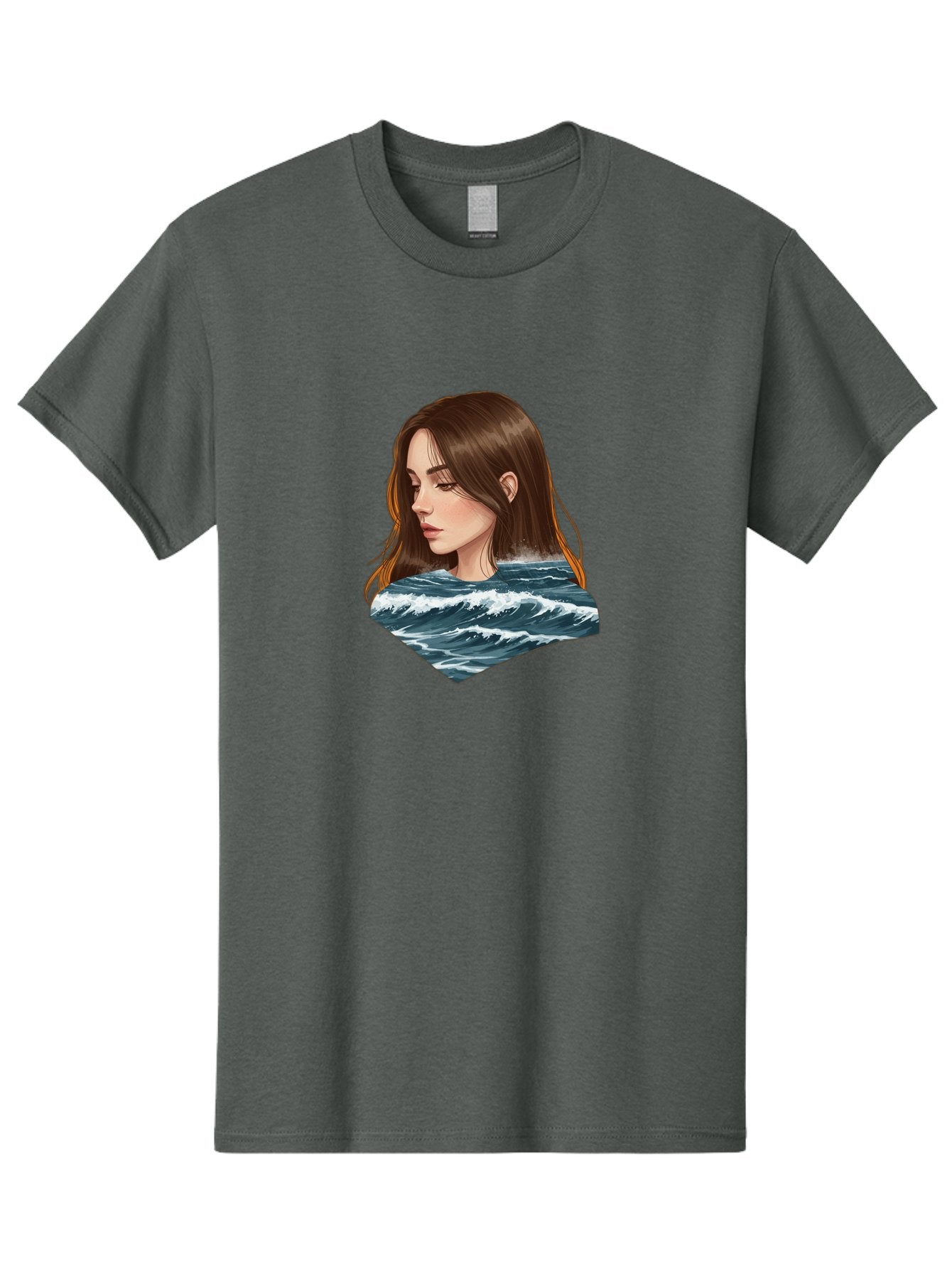 Woman-Emerging-From-Waves Men'S Graphic Tee, 100% Cotton, Comfortable Casual Summer Wear, Machine Washable, Vintage Camera, Old Camera, Antique Camera, Black Camera, Classic Photography, Photography Equipment, Nostalgic Device, Film Camera, Bal627 3