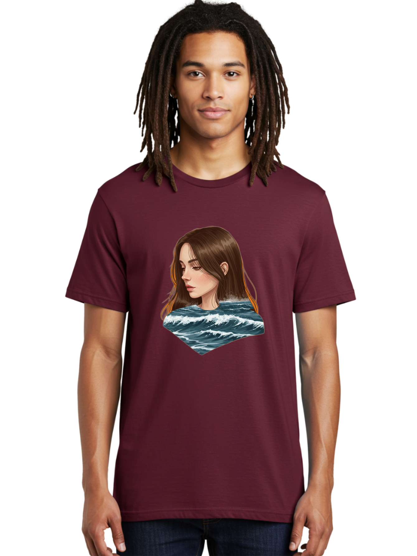 Woman-Emerging-From-Waves Men'S Graphic Tee, 100% Cotton, Comfortable Casual Summer Wear, Machine Washable, Vintage Camera, Old Camera, Antique Camera, Black Camera, Classic Photography, Photography Equipment, Nostalgic Device, Film Camera, Bal627 29