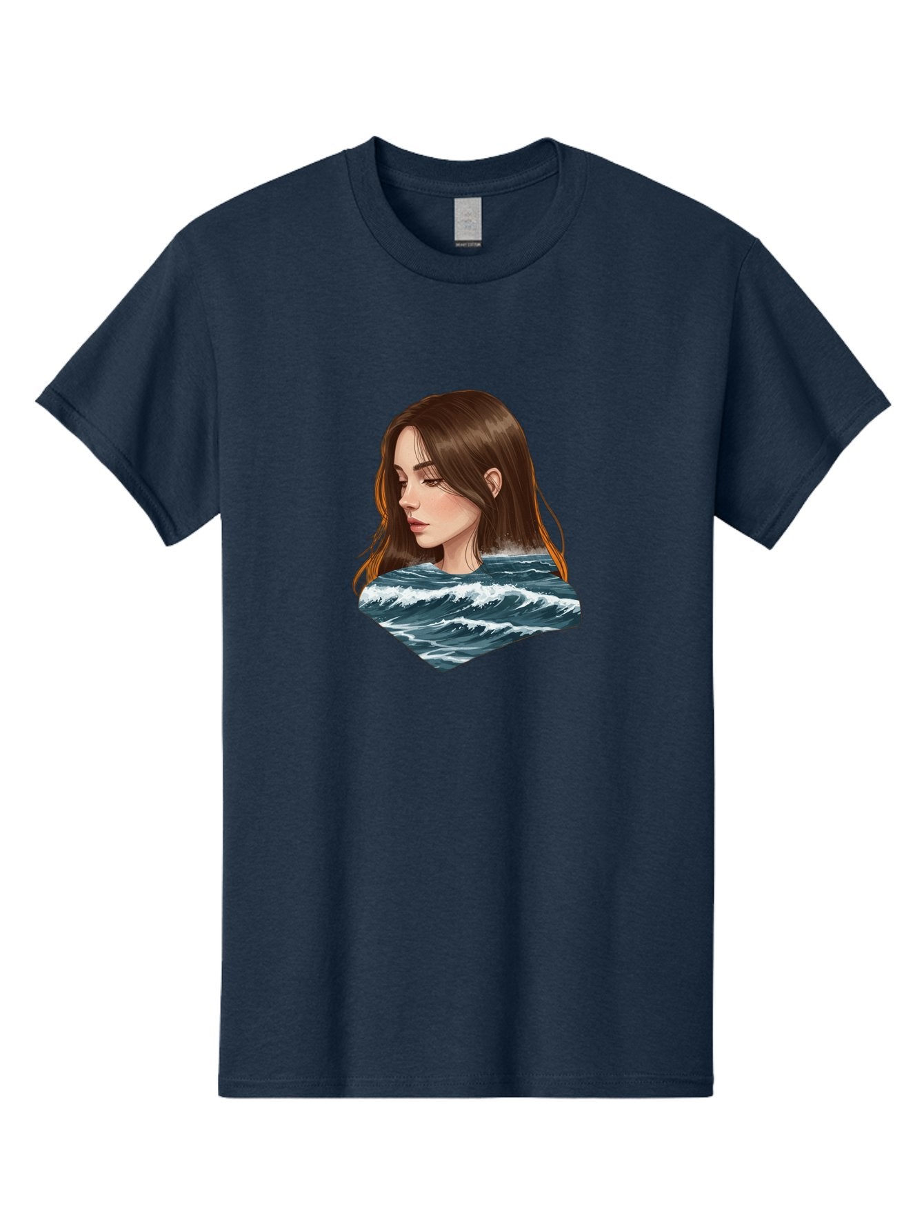 Woman-Emerging-From-Waves Men'S Graphic Tee, 100% Cotton, Comfortable Casual Summer Wear, Machine Washable, Vintage Camera, Old Camera, Antique Camera, Black Camera, Classic Photography, Photography Equipment, Nostalgic Device, Film Camera, Bal627