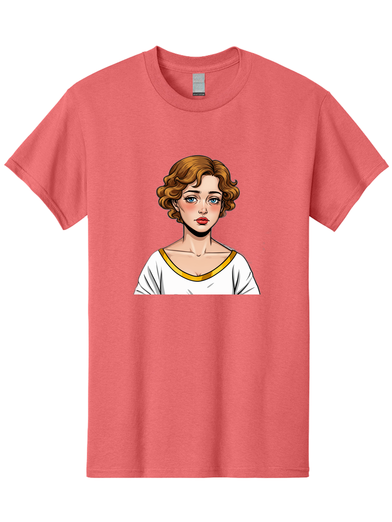 Woman-Portrait-1 Men'S Graphic Tee, 100% Cotton, Comfortable Casual Summer Wear, Machine Washable, Vintage Camera, Old Camera, Antique Camera, Black Camera, Classic Photography, Photography Equipment, Nostalgic Device, Film Camera, Camera Art Bal628 3