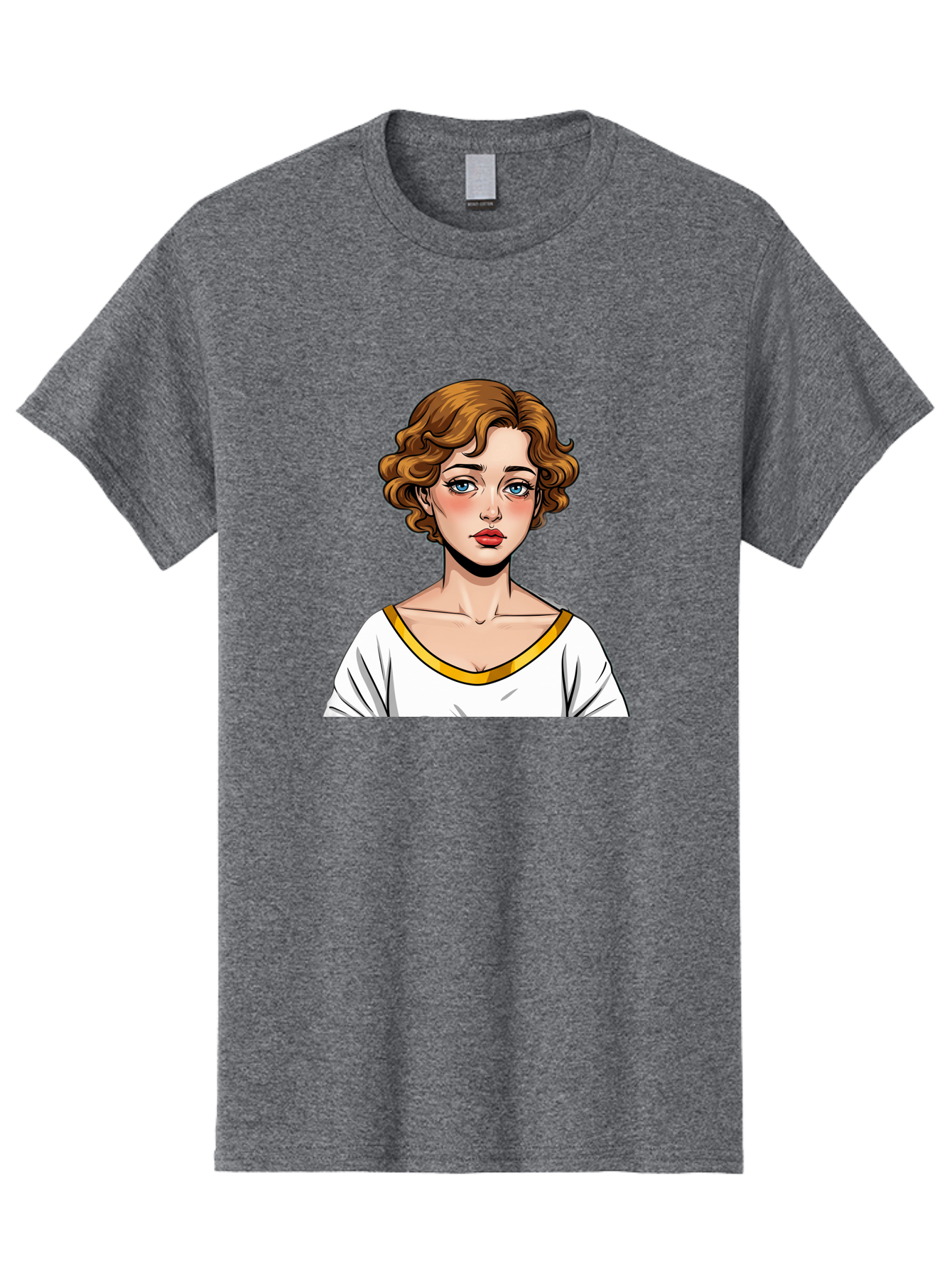 Woman-Portrait-1 Men'S Graphic Tee, 100% Cotton, Comfortable Casual Summer Wear, Machine Washable, Vintage Camera, Old Camera, Antique Camera, Black Camera, Classic Photography, Photography Equipment, Nostalgic Device, Film Camera, Camera Art Bal628 7