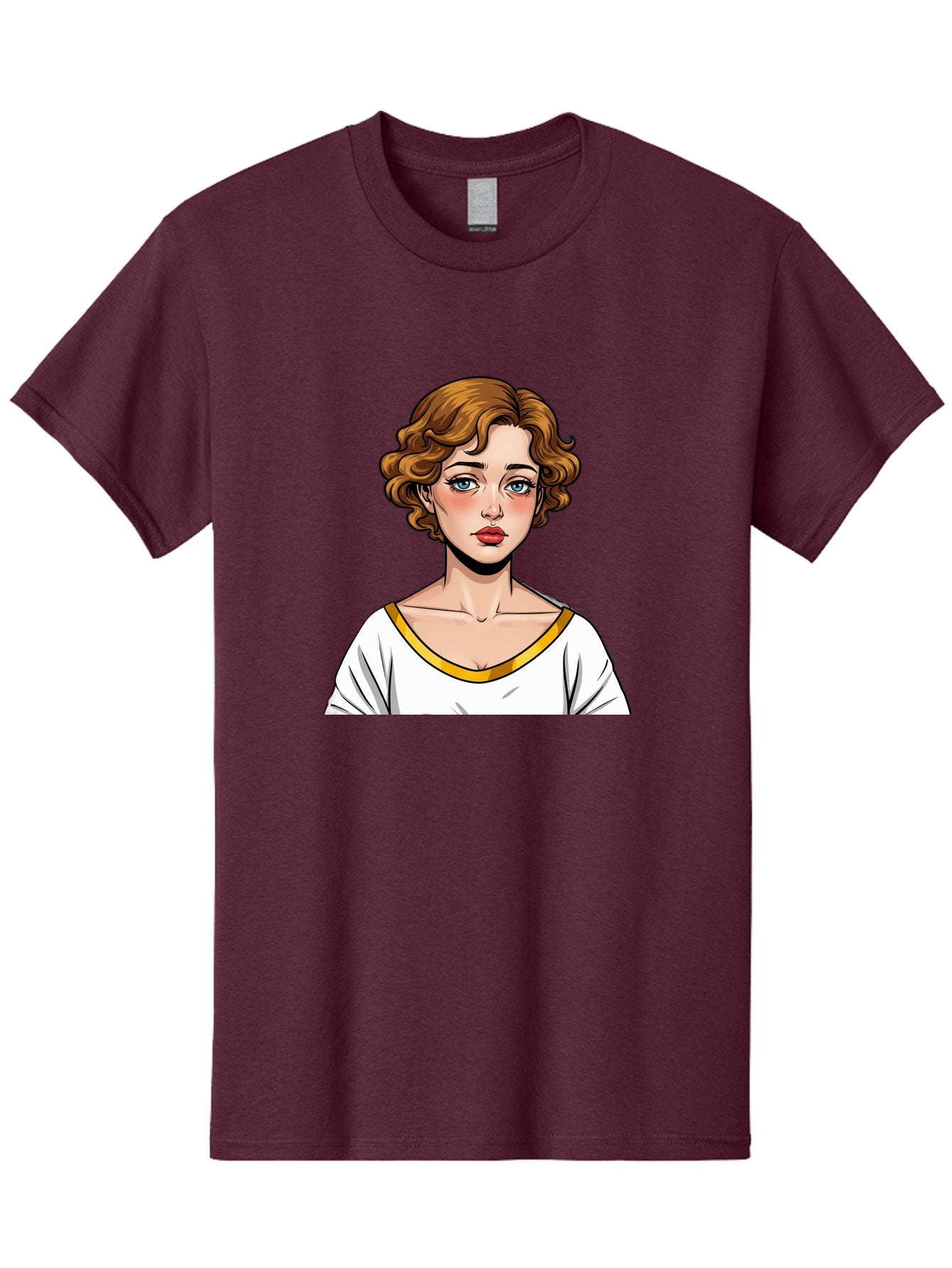 Woman-Portrait-1 Men'S Graphic Tee, 100% Cotton, Comfortable Casual Summer Wear, Machine Washable, Vintage Camera, Old Camera, Antique Camera, Black Camera, Classic Photography, Photography Equipment, Nostalgic Device, Film Camera, Camera Art Bal628 11