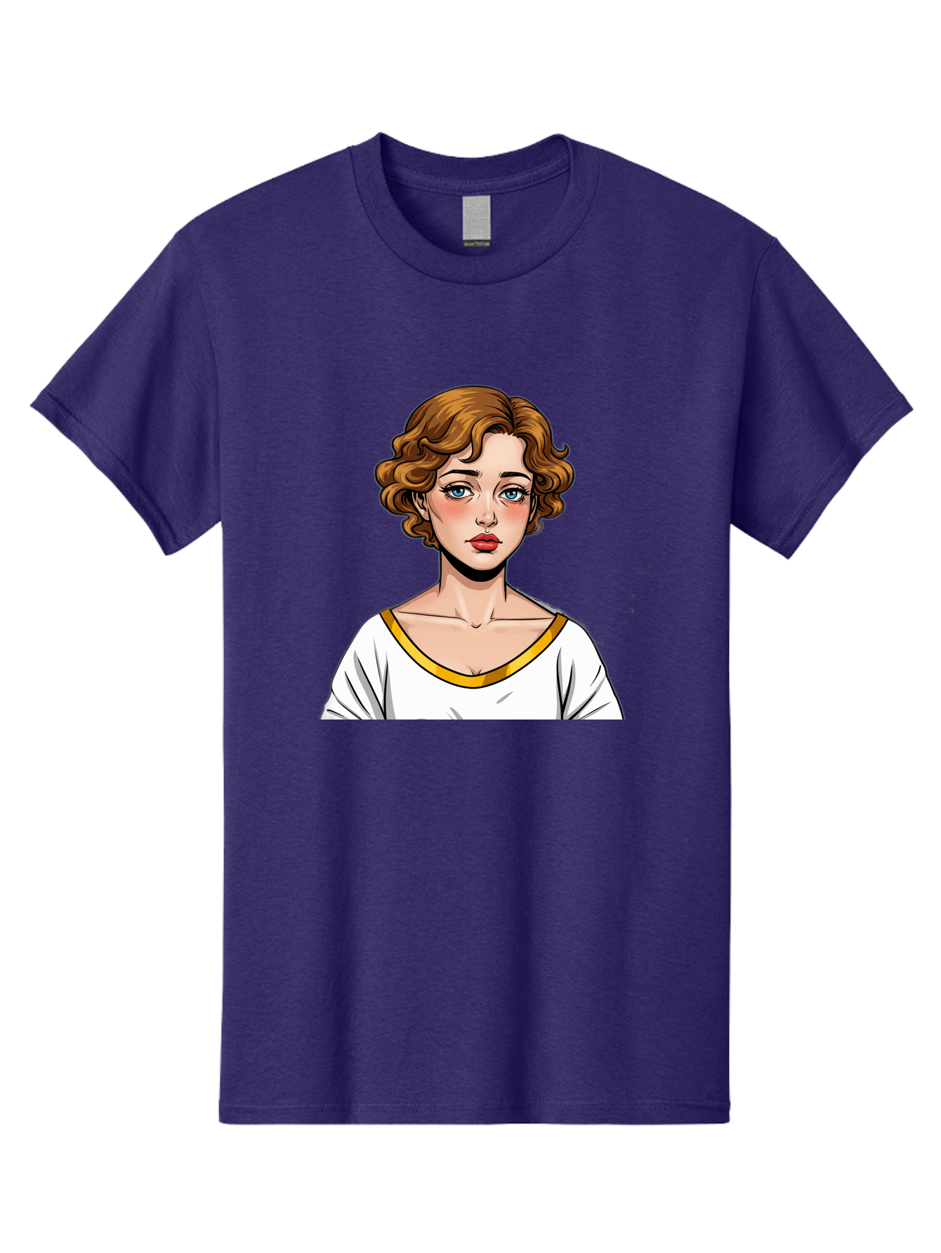 Woman-Portrait-1 Men'S Graphic Tee, 100% Cotton, Comfortable Casual Summer Wear, Machine Washable, Vintage Camera, Old Camera, Antique Camera, Black Camera, Classic Photography, Photography Equipment, Nostalgic Device, Film Camera, Camera Art Bal628 6
