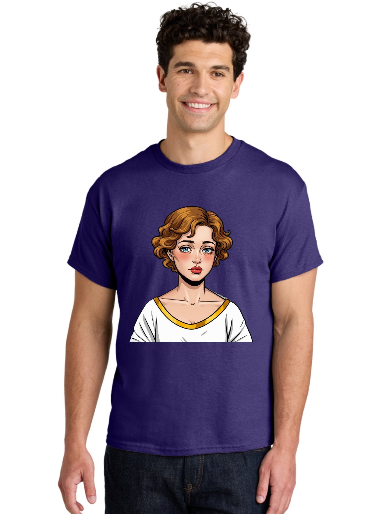 Woman-Portrait-1 Men'S Graphic Tee, 100% Cotton, Comfortable Casual Summer Wear, Machine Washable, Vintage Camera, Old Camera, Antique Camera, Black Camera, Classic Photography, Photography Equipment, Nostalgic Device, Film Camera, Camera Art Bal628 25