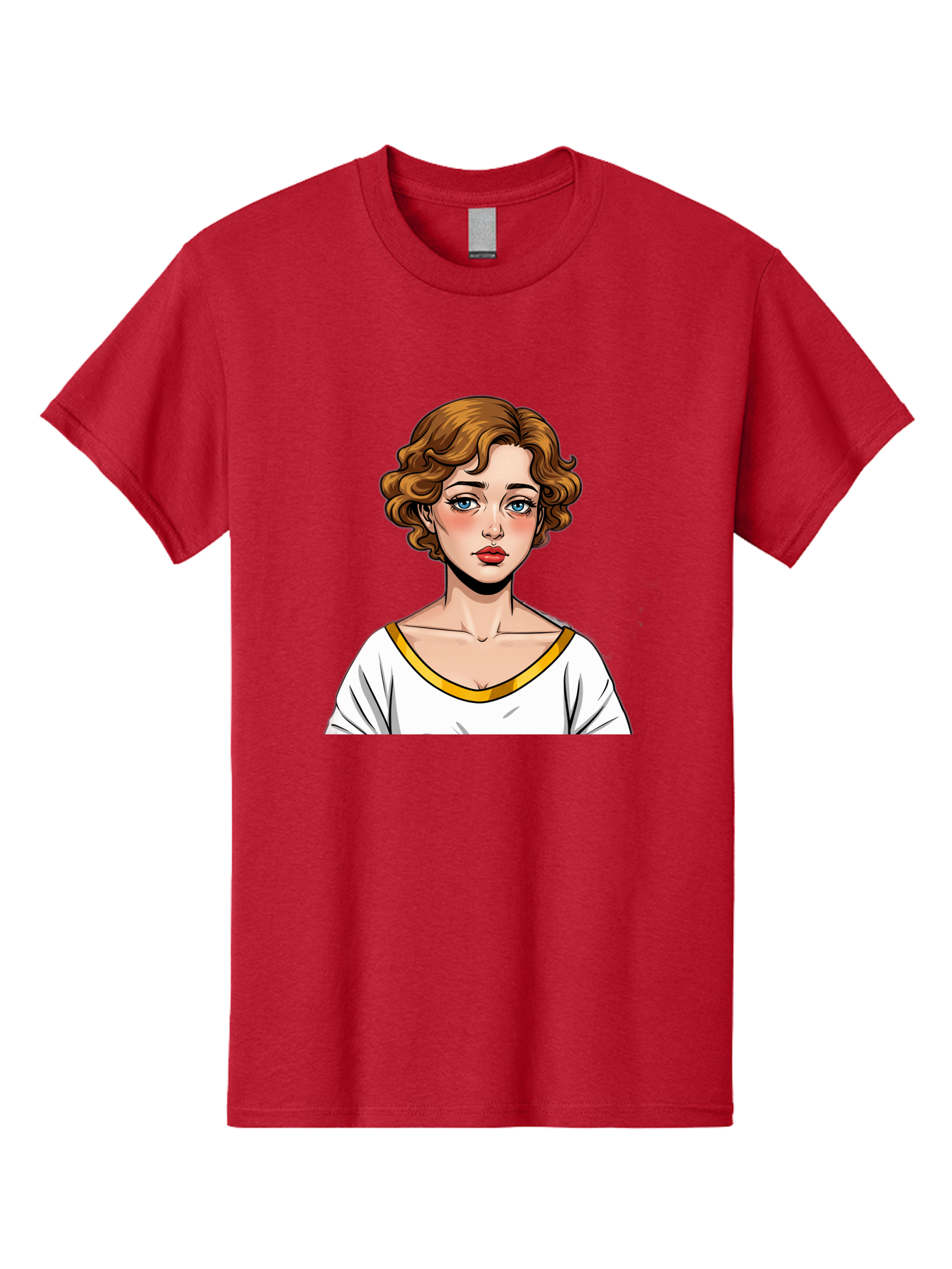 Woman-Portrait-1 Men'S Graphic Tee, 100% Cotton, Comfortable Casual Summer Wear, Machine Washable, Vintage Camera, Old Camera, Antique Camera, Black Camera, Classic Photography, Photography Equipment, Nostalgic Device, Film Camera, Camera Art Bal628 15