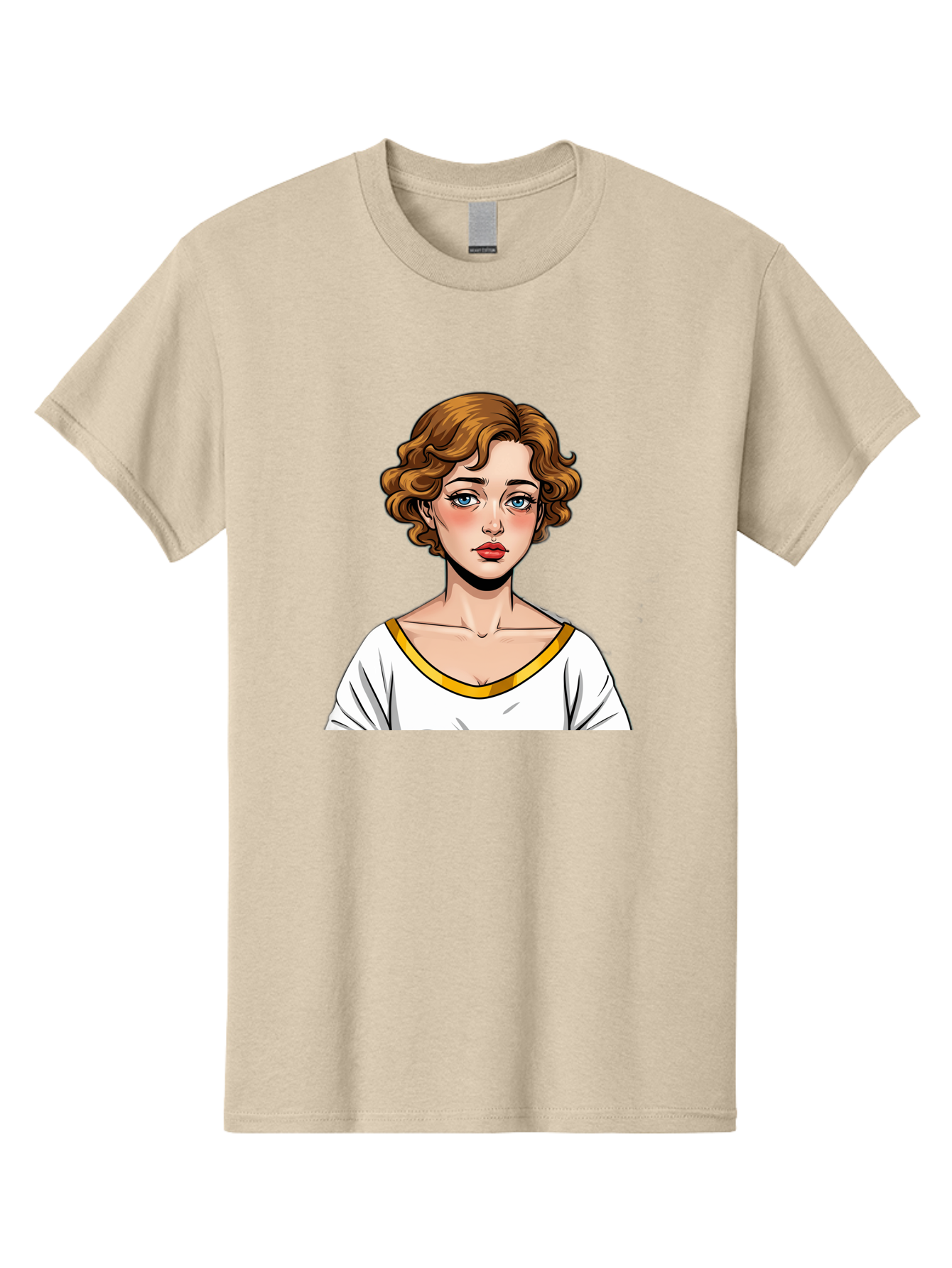 Woman-Portrait-1 Men'S Graphic Tee, 100% Cotton, Comfortable Casual Summer Wear, Machine Washable, Vintage Camera, Old Camera, Antique Camera, Black Camera, Classic Photography, Photography Equipment, Nostalgic Device, Film Camera, Camera Art Bal628