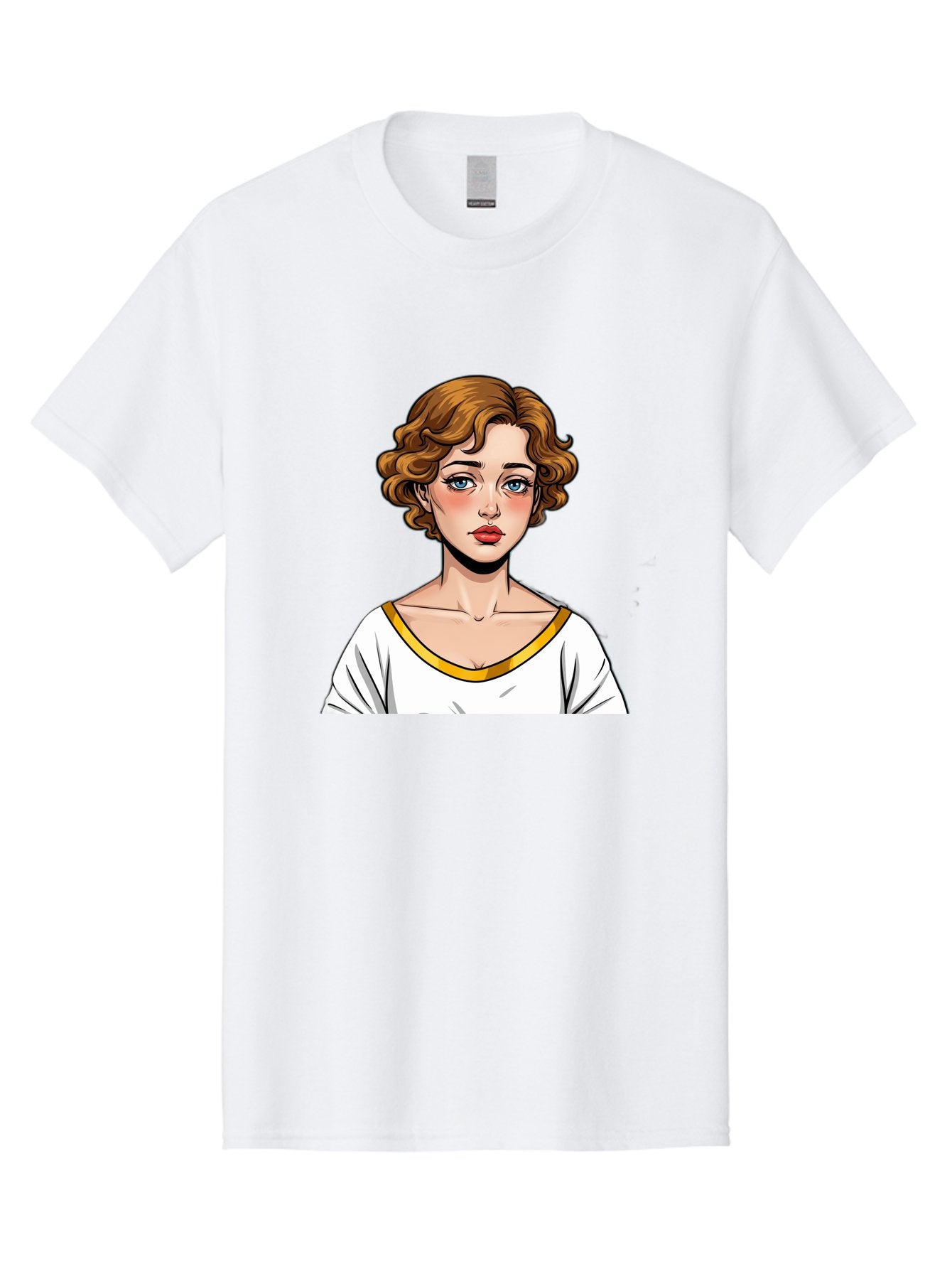 Woman-Portrait-1 Men'S Graphic Tee, 100% Cotton, Comfortable Casual Summer Wear, Machine Washable, Vintage Camera, Old Camera, Antique Camera, Black Camera, Classic Photography, Photography Equipment, Nostalgic Device, Film Camera, Camera Art Bal628 4