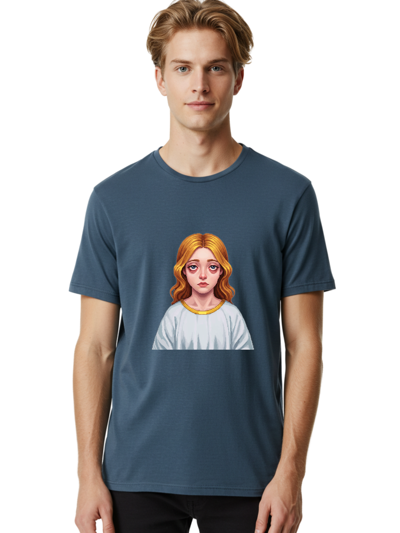 Woman-Portrait Men'S Graphic Tee, 100% Cotton, Comfortable Casual Summer Wear, Machine Washable, Vintage Camera, Old Camera, Antique Camera, Black Camera, Classic Photography, Photography Equipment, Nostalgic Device, Film Camera, Camera Art Bal629 22