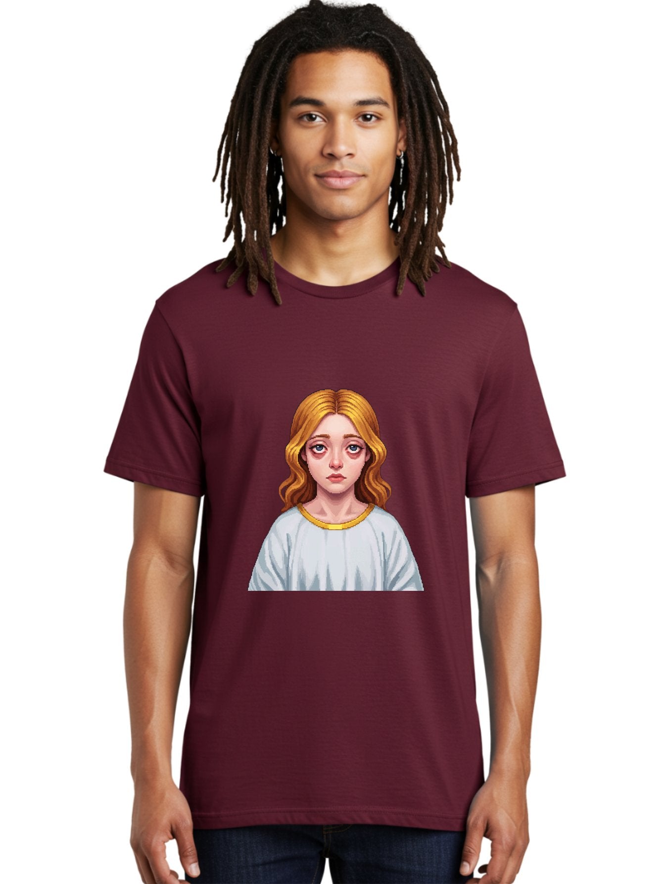 Woman-Portrait Men'S Graphic Tee, 100% Cotton, Comfortable Casual Summer Wear, Machine Washable, Vintage Camera, Old Camera, Antique Camera, Black Camera, Classic Photography, Photography Equipment, Nostalgic Device, Film Camera, Camera Art Bal629 20