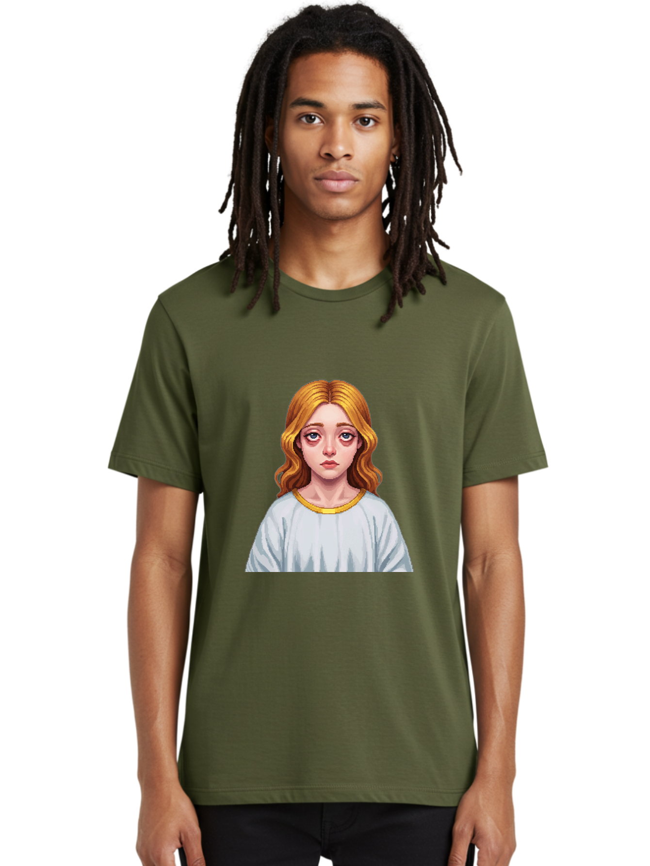 Woman-Portrait Men'S Graphic Tee, 100% Cotton, Comfortable Casual Summer Wear, Machine Washable, Vintage Camera, Old Camera, Antique Camera, Black Camera, Classic Photography, Photography Equipment, Nostalgic Device, Film Camera, Camera Art Bal629 24