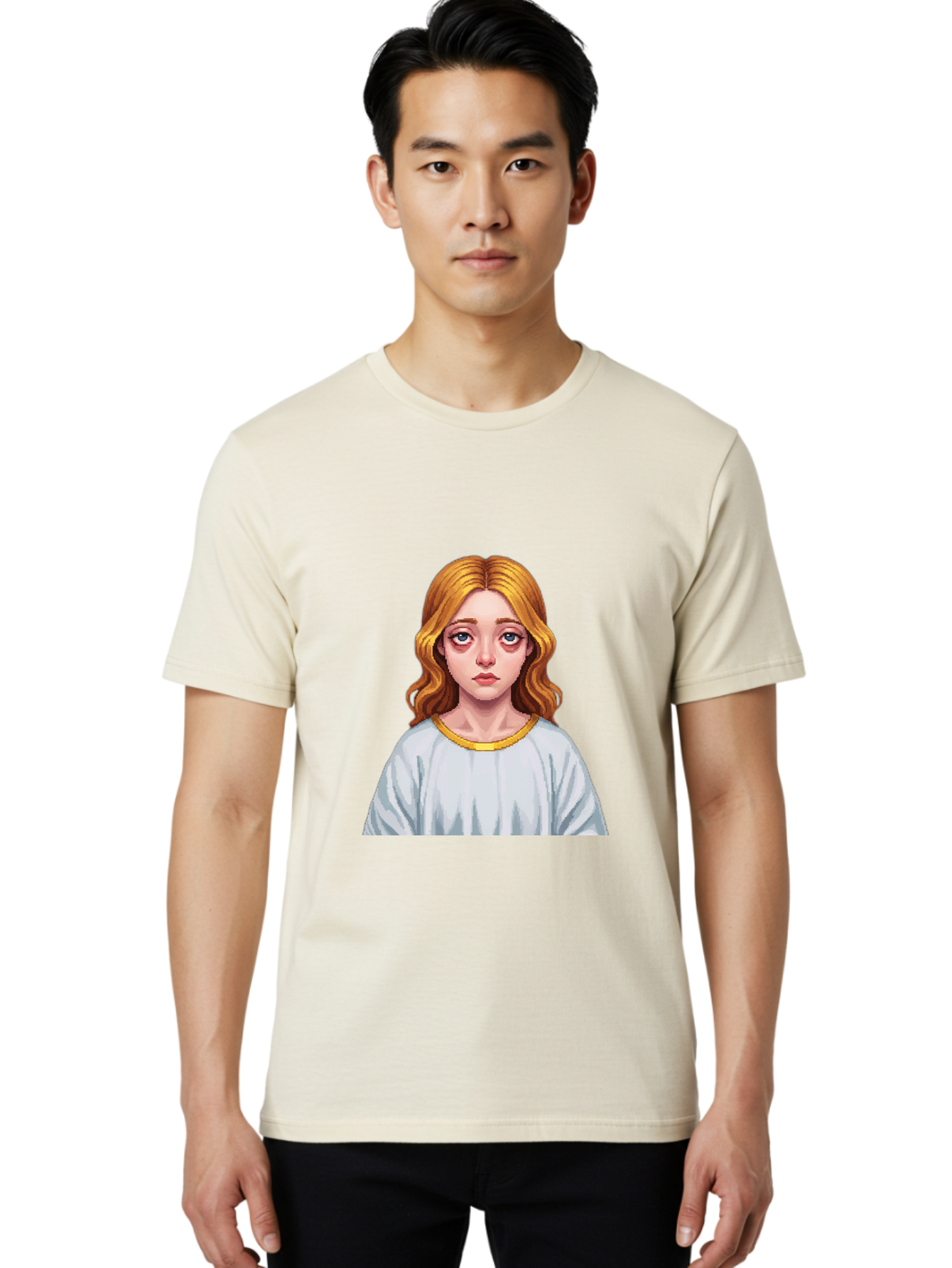 Woman-Portrait Men'S Graphic Tee, 100% Cotton, Comfortable Casual Summer Wear, Machine Washable, Vintage Camera, Old Camera, Antique Camera, Black Camera, Classic Photography, Photography Equipment, Nostalgic Device, Film Camera, Camera Art Bal629 27