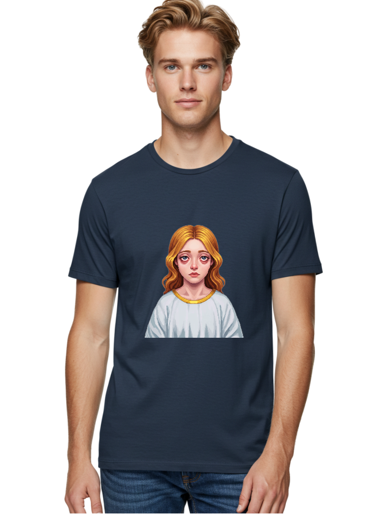 Woman-Portrait Men'S Graphic Tee, 100% Cotton, Comfortable Casual Summer Wear, Machine Washable, Vintage Camera, Old Camera, Antique Camera, Black Camera, Classic Photography, Photography Equipment, Nostalgic Device, Film Camera, Camera Art Bal629 25