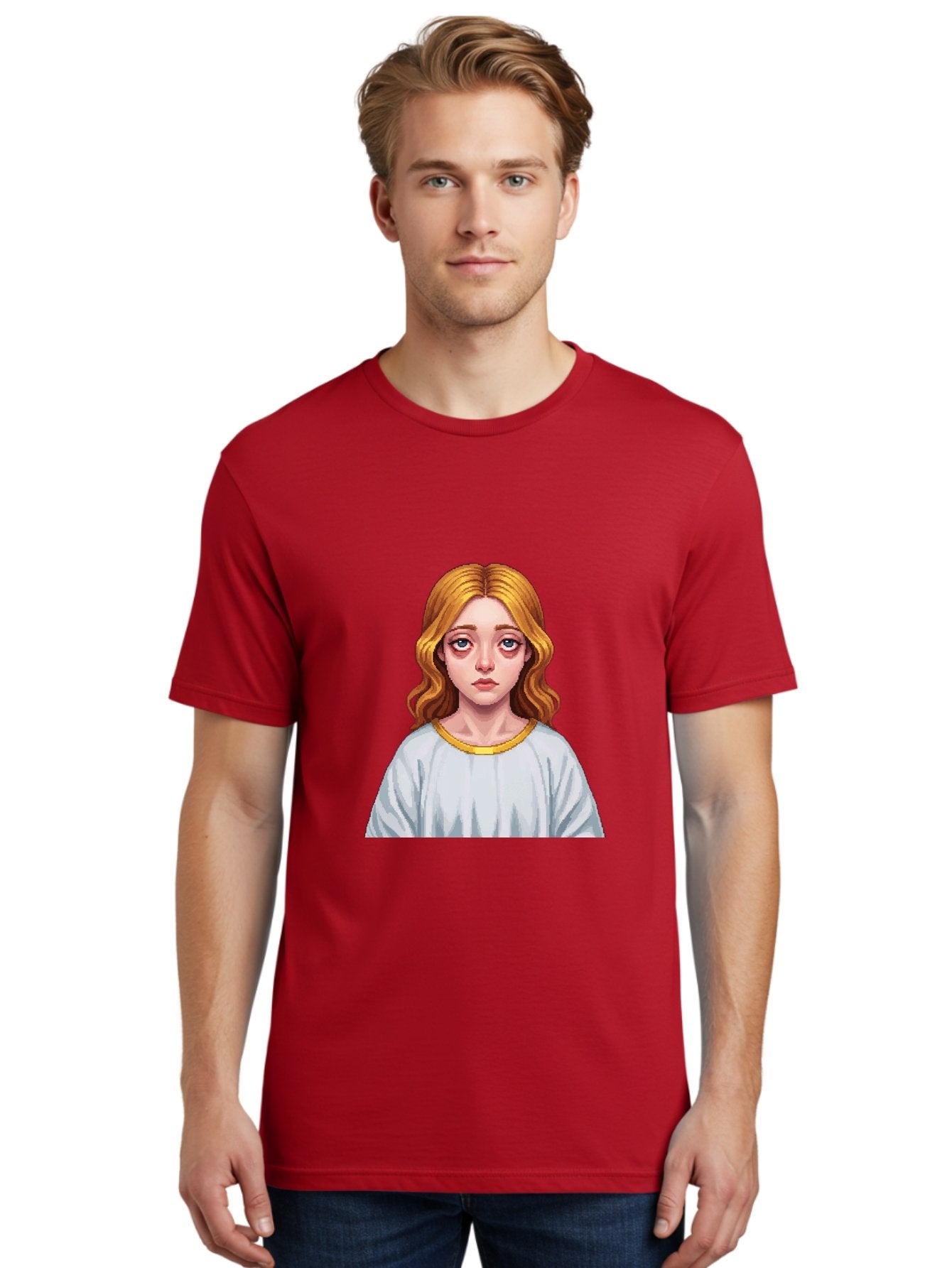 Woman-Portrait Men'S Graphic Tee, 100% Cotton, Comfortable Casual Summer Wear, Machine Washable, Vintage Camera, Old Camera, Antique Camera, Black Camera, Classic Photography, Photography Equipment, Nostalgic Device, Film Camera, Camera Art Bal629 26