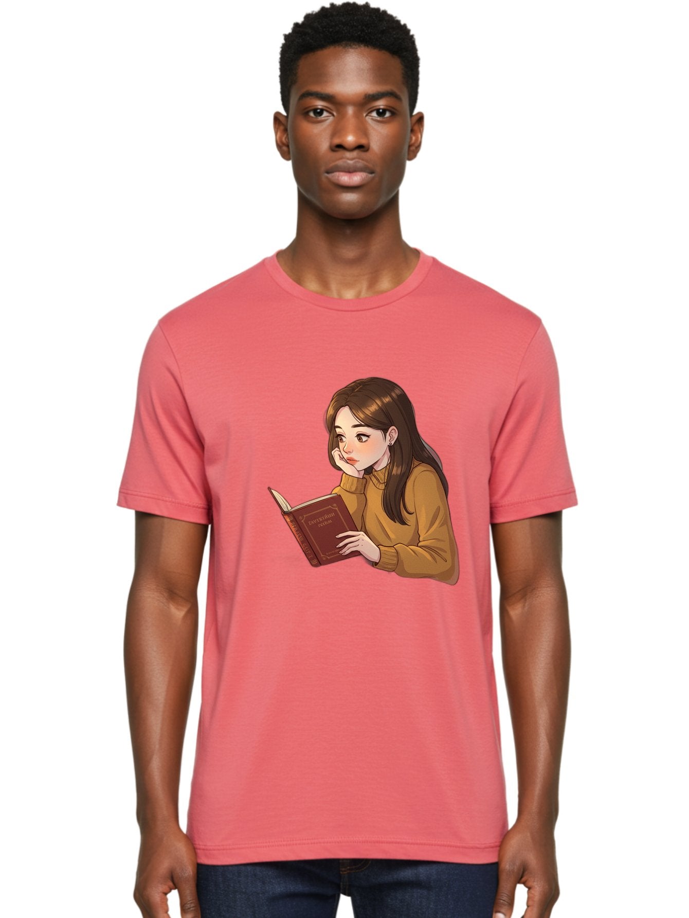 Woman-Reading-Book Men'S Graphic Tee, 100% Cotton, Comfortable Casual Summer Wear, Machine Washable, Vintage Camera, Old Camera, Antique Camera, Black Camera, Classic Photography, Photography Equipment, Nostalgic Device, Film Camera, Bal630 20