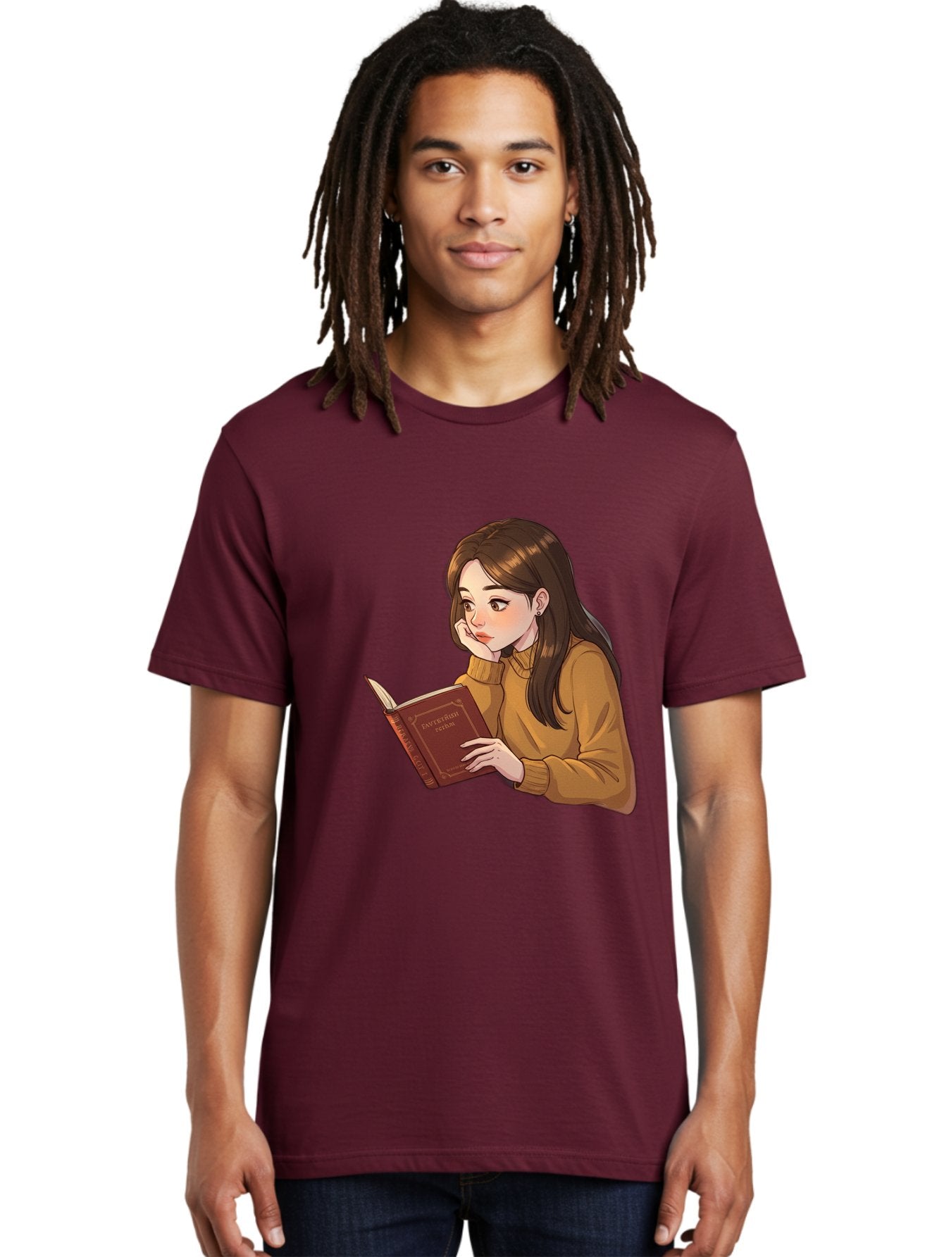 Woman-Reading-Book Men'S Graphic Tee, 100% Cotton, Comfortable Casual Summer Wear, Machine Washable, Vintage Camera, Old Camera, Antique Camera, Black Camera, Classic Photography, Photography Equipment, Nostalgic Device, Film Camera, Bal630 23