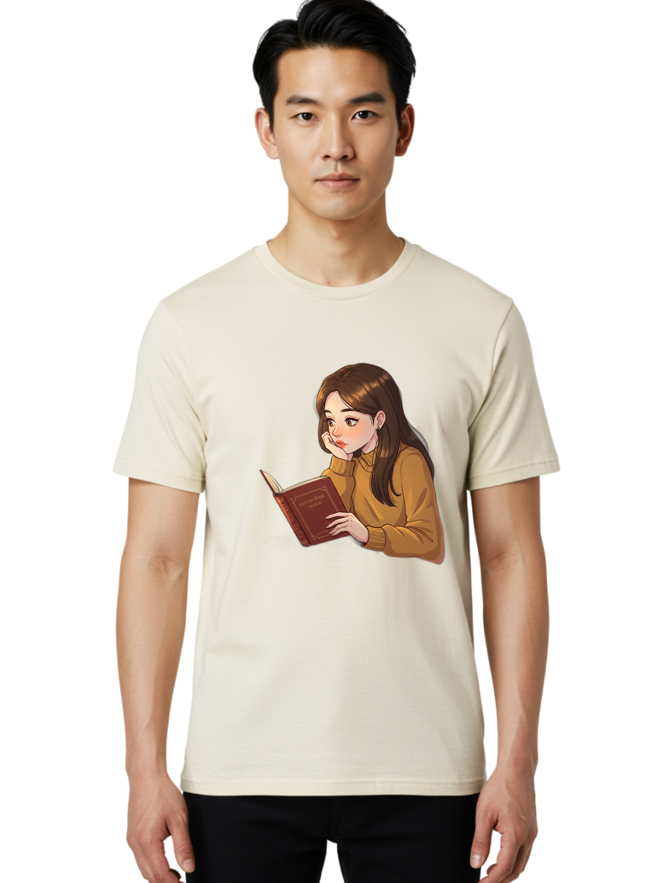 Woman-Reading-Book Men'S Graphic Tee, 100% Cotton, Comfortable Casual Summer Wear, Machine Washable, Vintage Camera, Old Camera, Antique Camera, Black Camera, Classic Photography, Photography Equipment, Nostalgic Device, Film Camera, Bal630 29