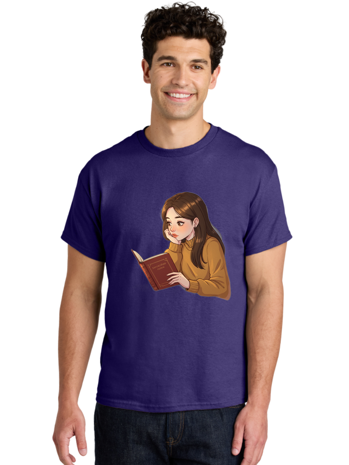Woman-Reading-Book Men'S Graphic Tee, 100% Cotton, Comfortable Casual Summer Wear, Machine Washable, Vintage Camera, Old Camera, Antique Camera, Black Camera, Classic Photography, Photography Equipment, Nostalgic Device, Film Camera, Bal630 18