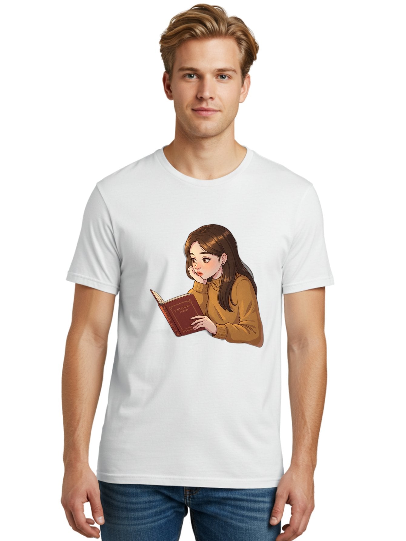Woman-Reading-Book Men'S Graphic Tee, 100% Cotton, Comfortable Casual Summer Wear, Machine Washable, Vintage Camera, Old Camera, Antique Camera, Black Camera, Classic Photography, Photography Equipment, Nostalgic Device, Film Camera, Bal630 25