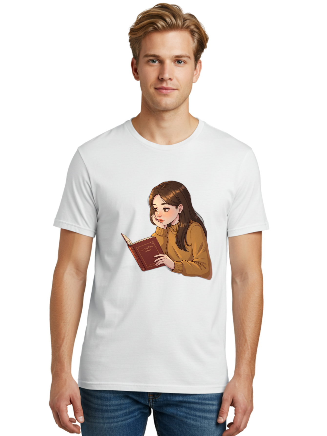 Woman-Reading-Book Men'S Graphic Tee, 100% Cotton, Comfortable Casual Summer Wear, Machine Washable, Vintage Camera, Old Camera, Antique Camera, Black Camera, Classic Photography, Photography Equipment, Nostalgic Device, Film Camera, Bal630 21