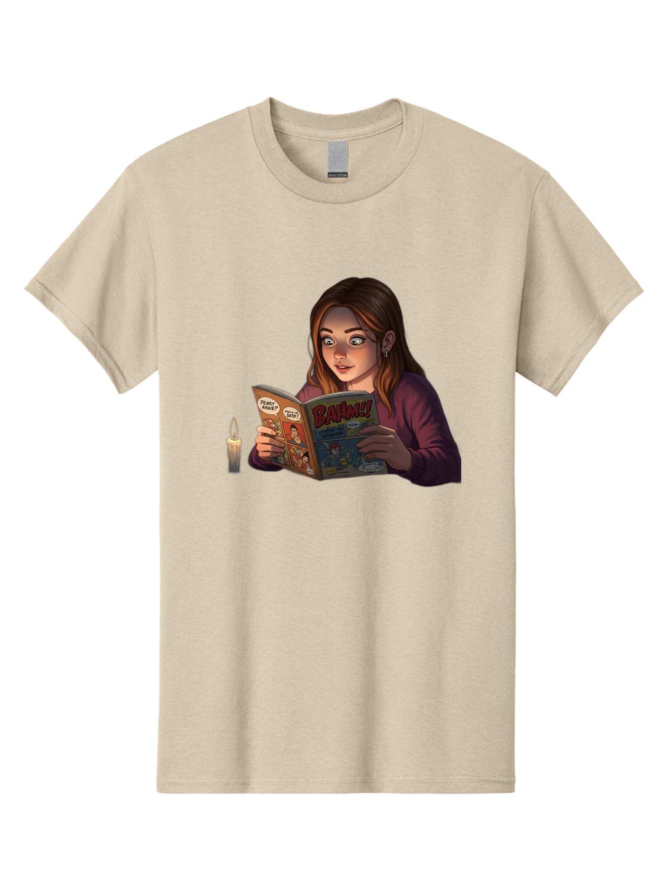 Woman-Reading-Comic Men'S Graphic Tee, 100% Cotton, Comfortable Casual Summer Wear, Machine Washable, Vintage Camera, Old Camera, Antique Camera, Black Camera, Classic Photography, Photography Equipment, Nostalgic Device, Film Camera, Bal631 12