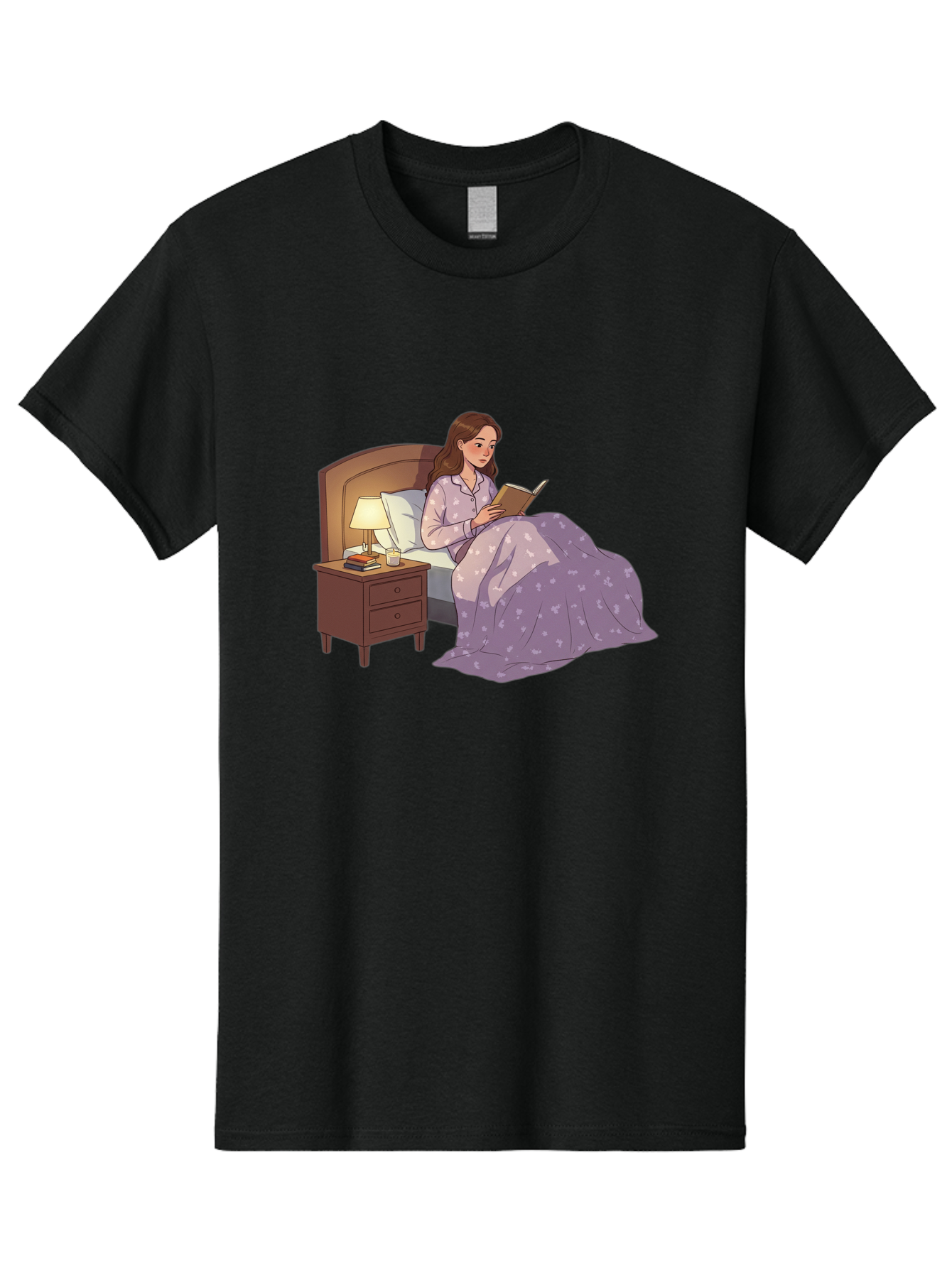 Woman-Reading-In-Bed Men'S Graphic Tee, 100% Cotton, Comfortable Casual Summer Wear, Machine Washable, Vintage Camera, Old Camera, Antique Camera, Black Camera, Classic Photography, Photography Equipment, Nostalgic Device, Film Camera, Bal632 9