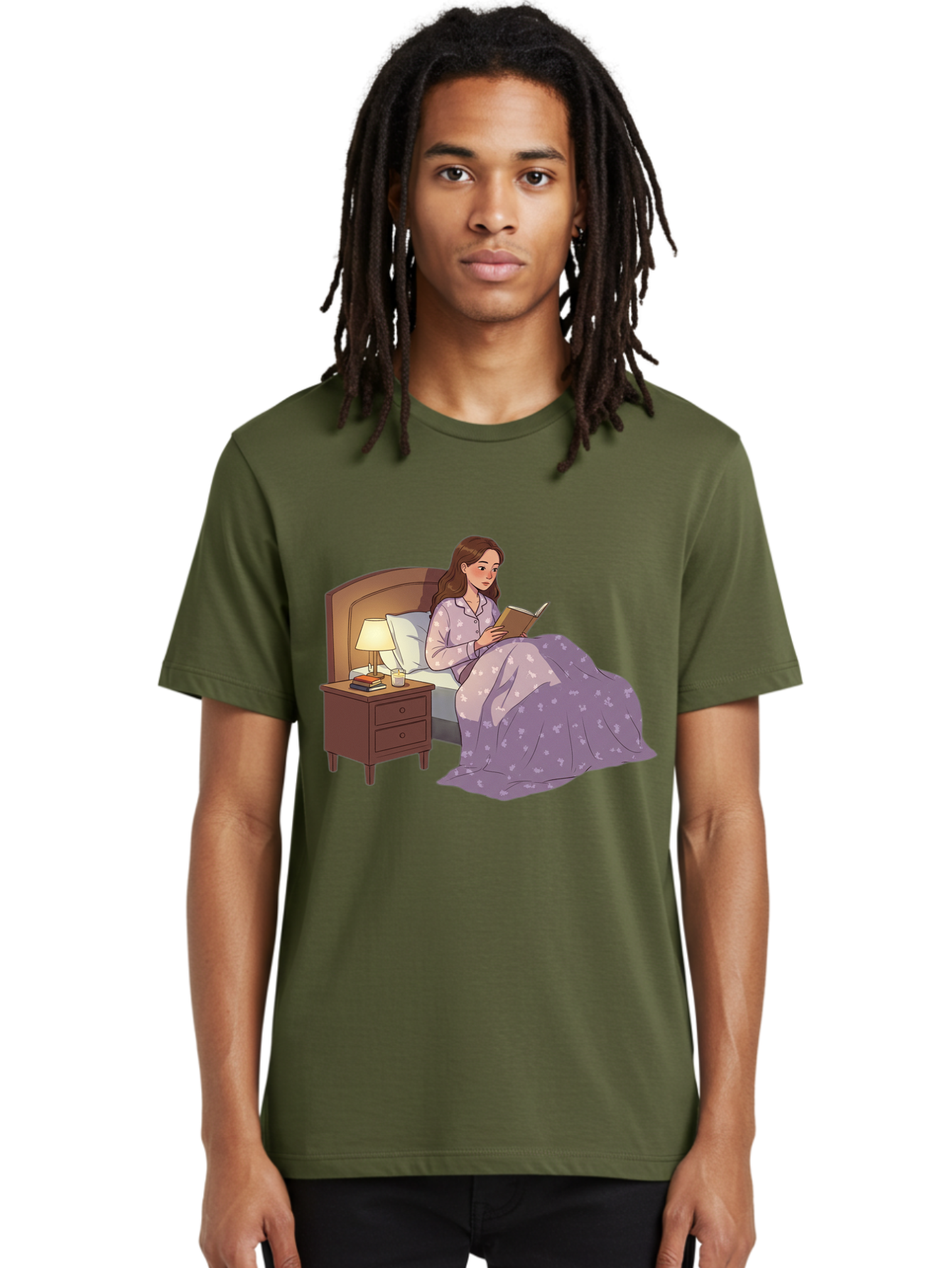 Woman-Reading-In-Bed Men'S Graphic Tee, 100% Cotton, Comfortable Casual Summer Wear, Machine Washable, Vintage Camera, Old Camera, Antique Camera, Black Camera, Classic Photography, Photography Equipment, Nostalgic Device, Film Camera, Bal632 19