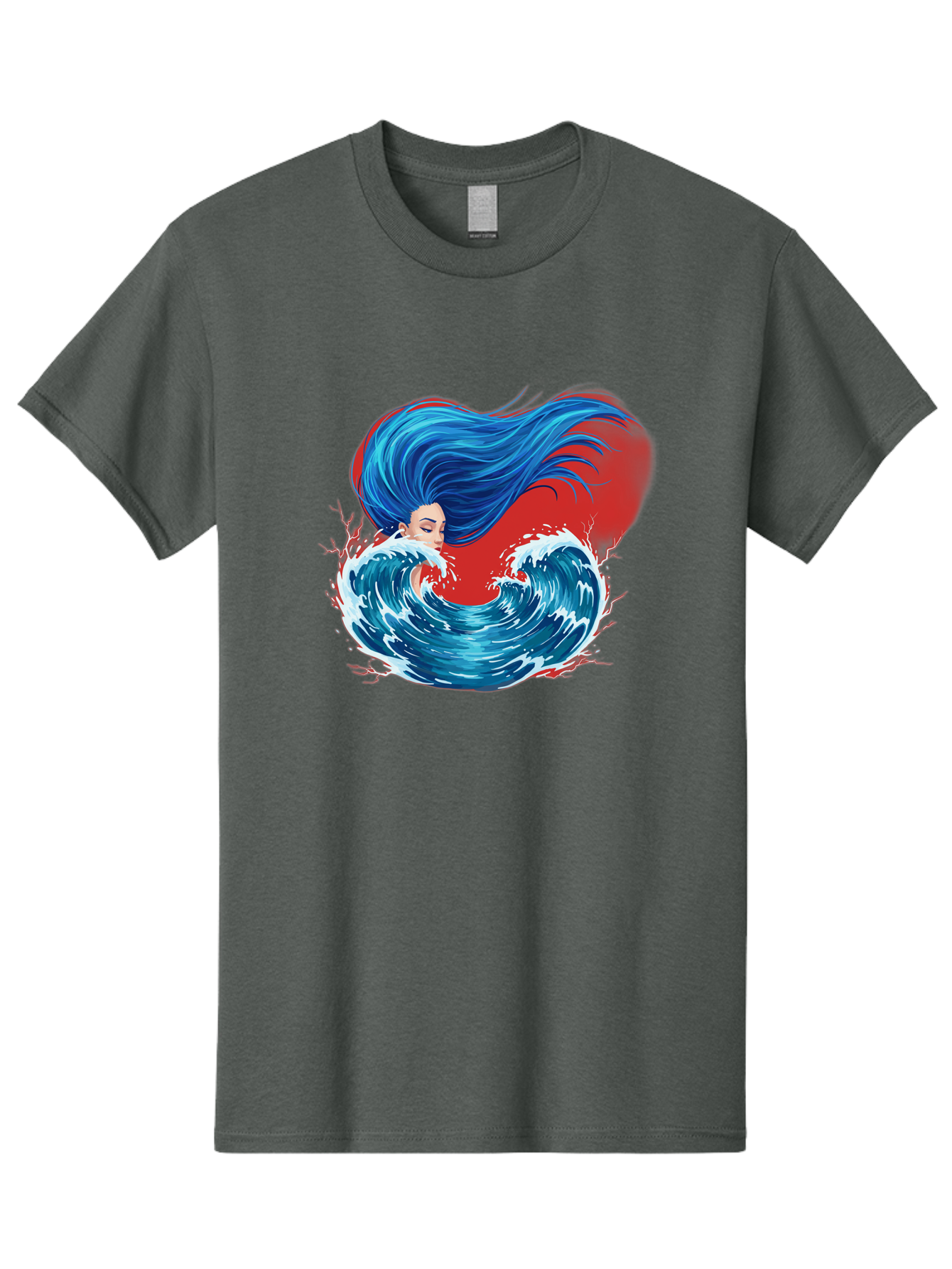 Woman-With-Flowing-Hair-1 Men'S Graphic Tee, 100% Cotton, Comfortable Casual Summer Wear, Machine Washable, Vintage Camera, Old Camera, Antique Camera, Black Camera, Classic Photography, Photography Equipment, Nostalgic Device, Film Camera, Bal634 6