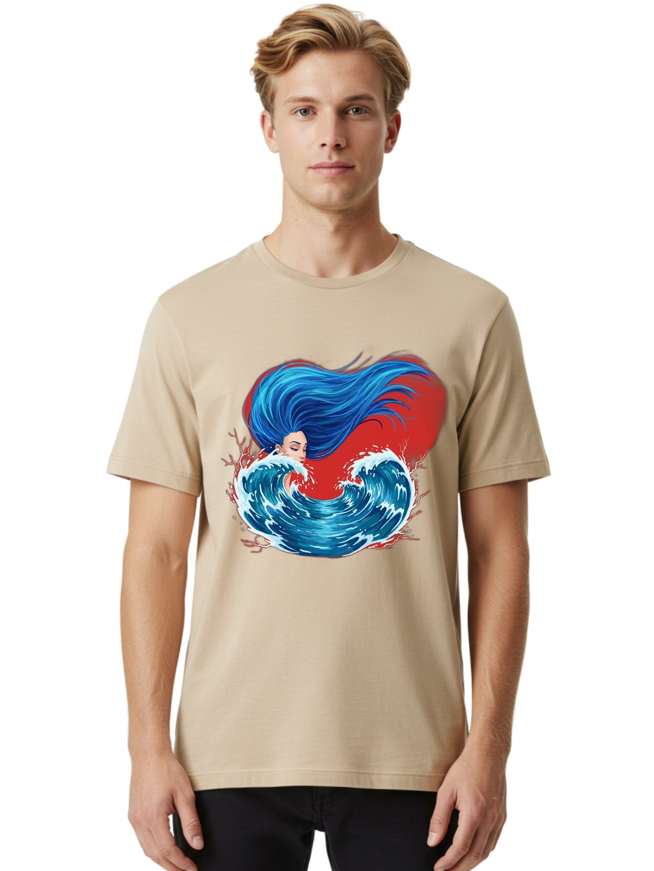 Woman-With-Flowing-Hair-1 Men'S Graphic Tee, 100% Cotton, Comfortable Casual Summer Wear, Machine Washable, Vintage Camera, Old Camera, Antique Camera, Black Camera, Classic Photography, Photography Equipment, Nostalgic Device, Film Camera, Bal634 17