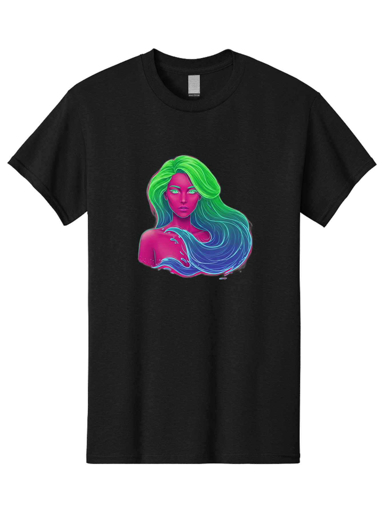 Woman-With-Flowing-Hair Men'S Graphic Tee, 100% Cotton, Comfortable Casual Summer Wear, Machine Washable, Vintage Camera, Old Camera, Antique Camera, Black Camera, Classic Photography, Photography Equipment, Nostalgic Device, Film Camera, Bal635 4