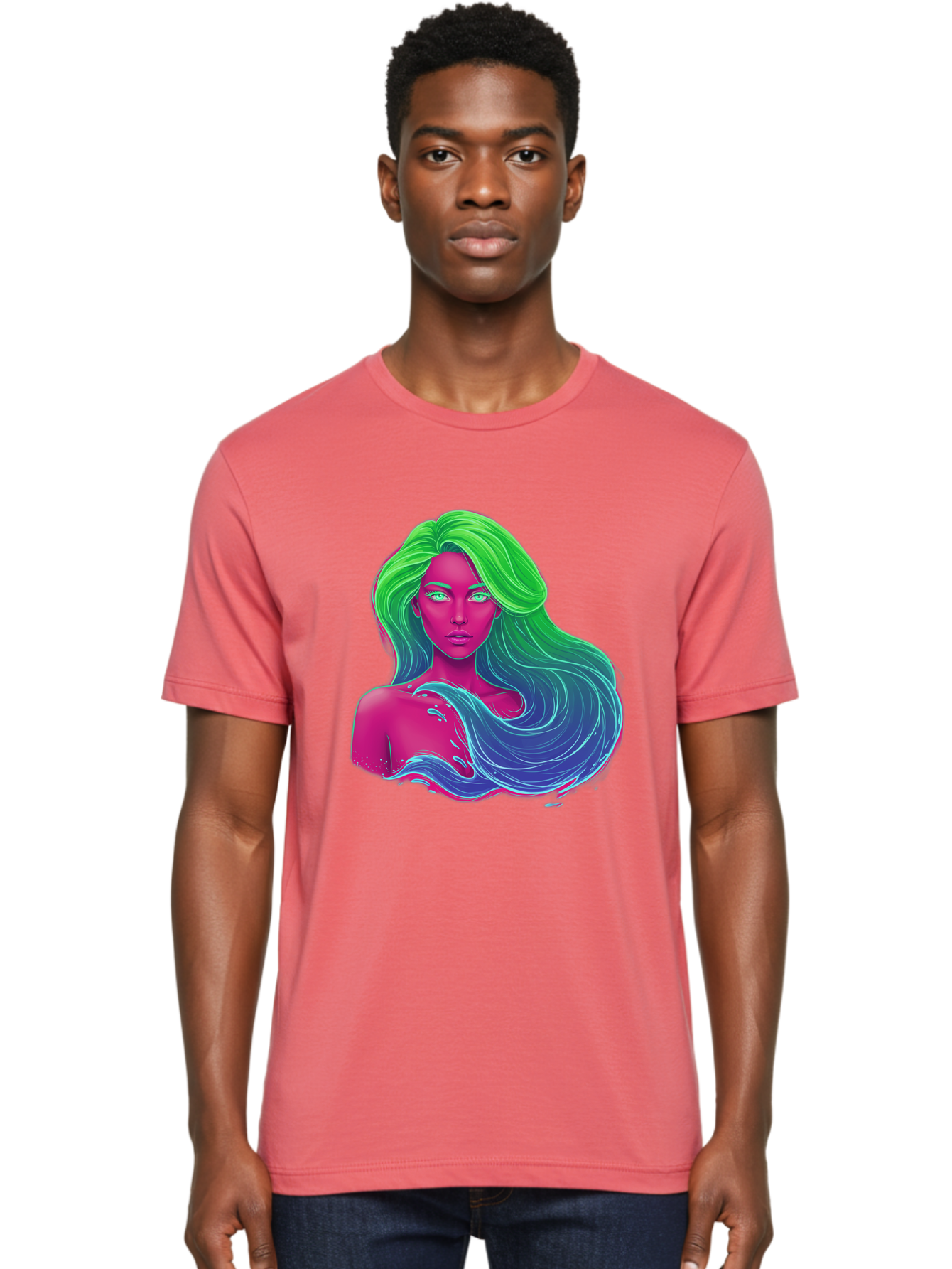 Woman-With-Flowing-Hair Men'S Graphic Tee, 100% Cotton, Comfortable Casual Summer Wear, Machine Washable, Vintage Camera, Old Camera, Antique Camera, Black Camera, Classic Photography, Photography Equipment, Nostalgic Device, Film Camera, Bal635 24