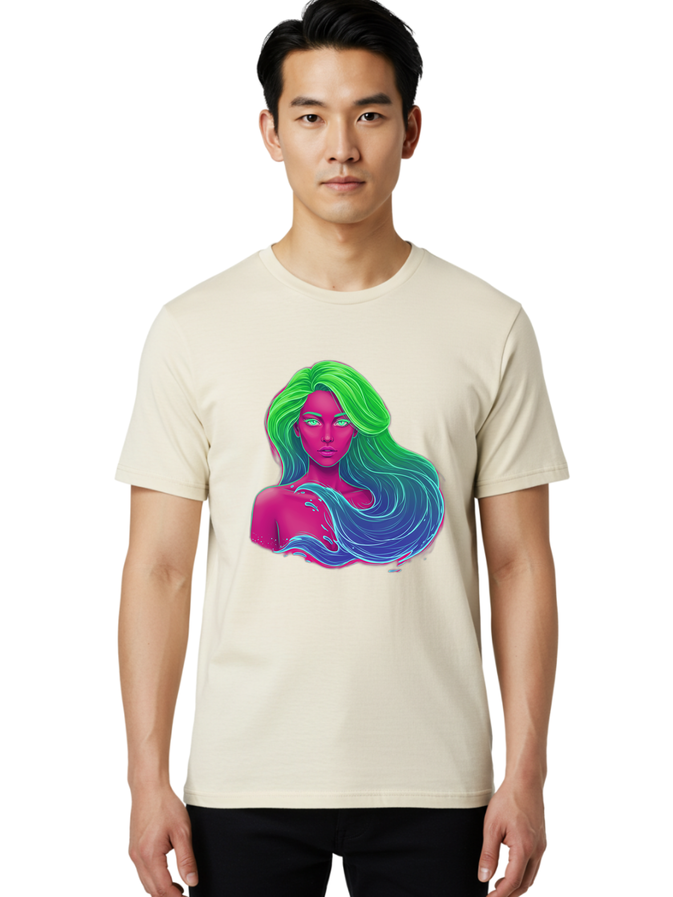 Woman-With-Flowing-Hair Men'S Graphic Tee, 100% Cotton, Comfortable Casual Summer Wear, Machine Washable, Vintage Camera, Old Camera, Antique Camera, Black Camera, Classic Photography, Photography Equipment, Nostalgic Device, Film Camera, Bal635 27